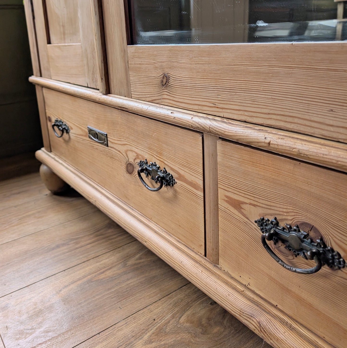 Antique Pine "Knockdown" Triple Ward
