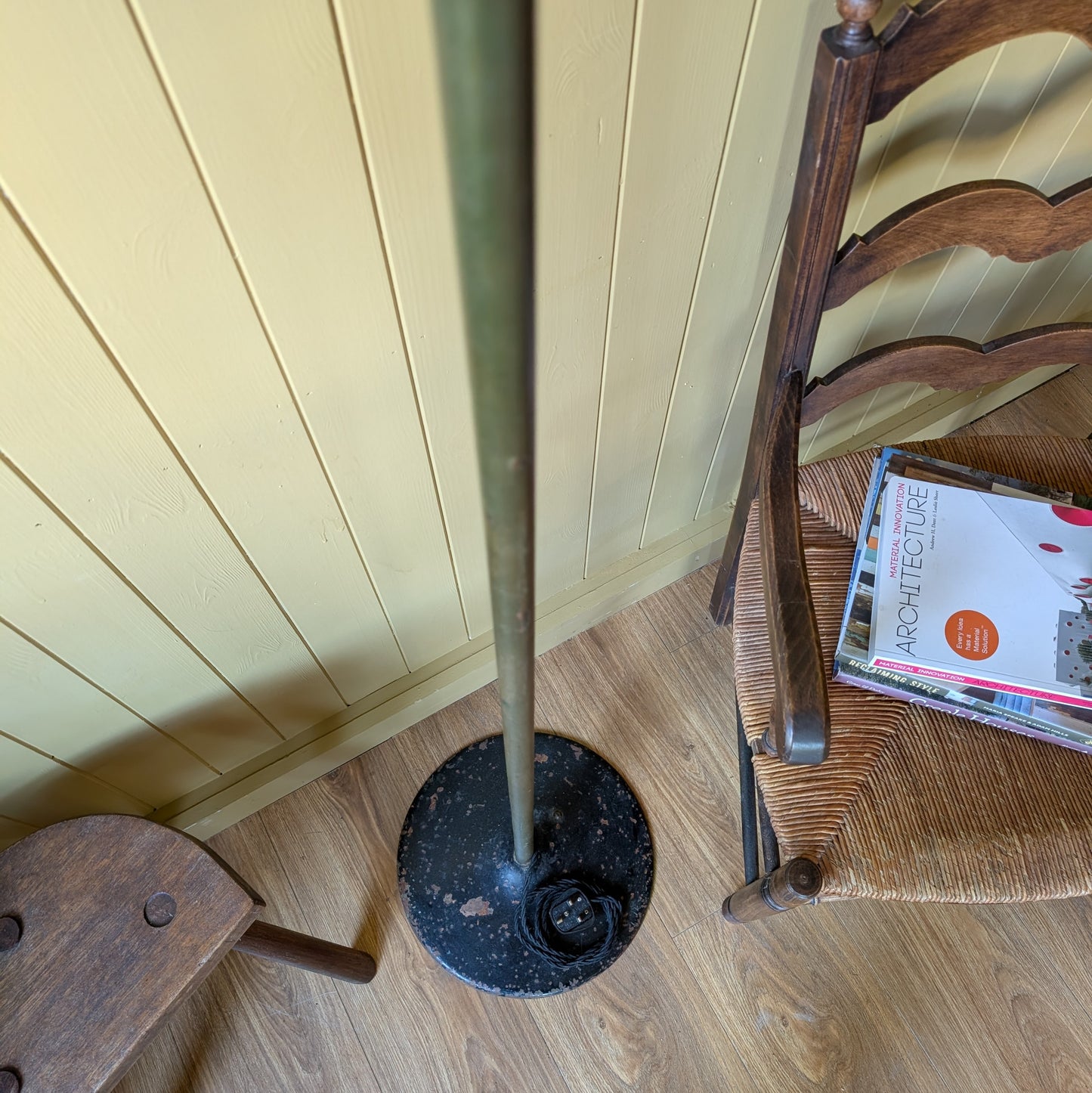 Victorian Articulated Industrial Floor Lamp