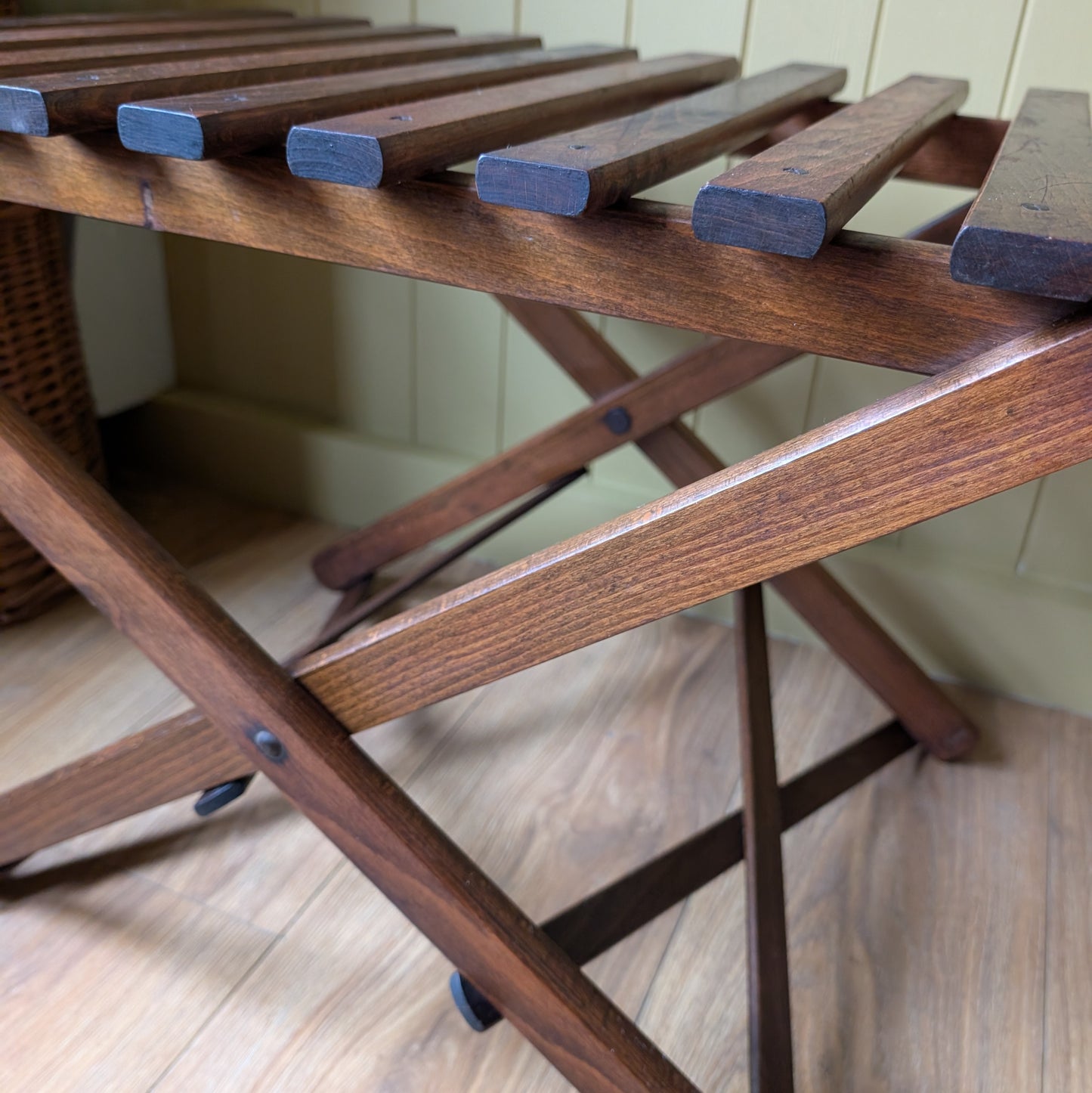 Pair of Antique Folding Luggage Stands