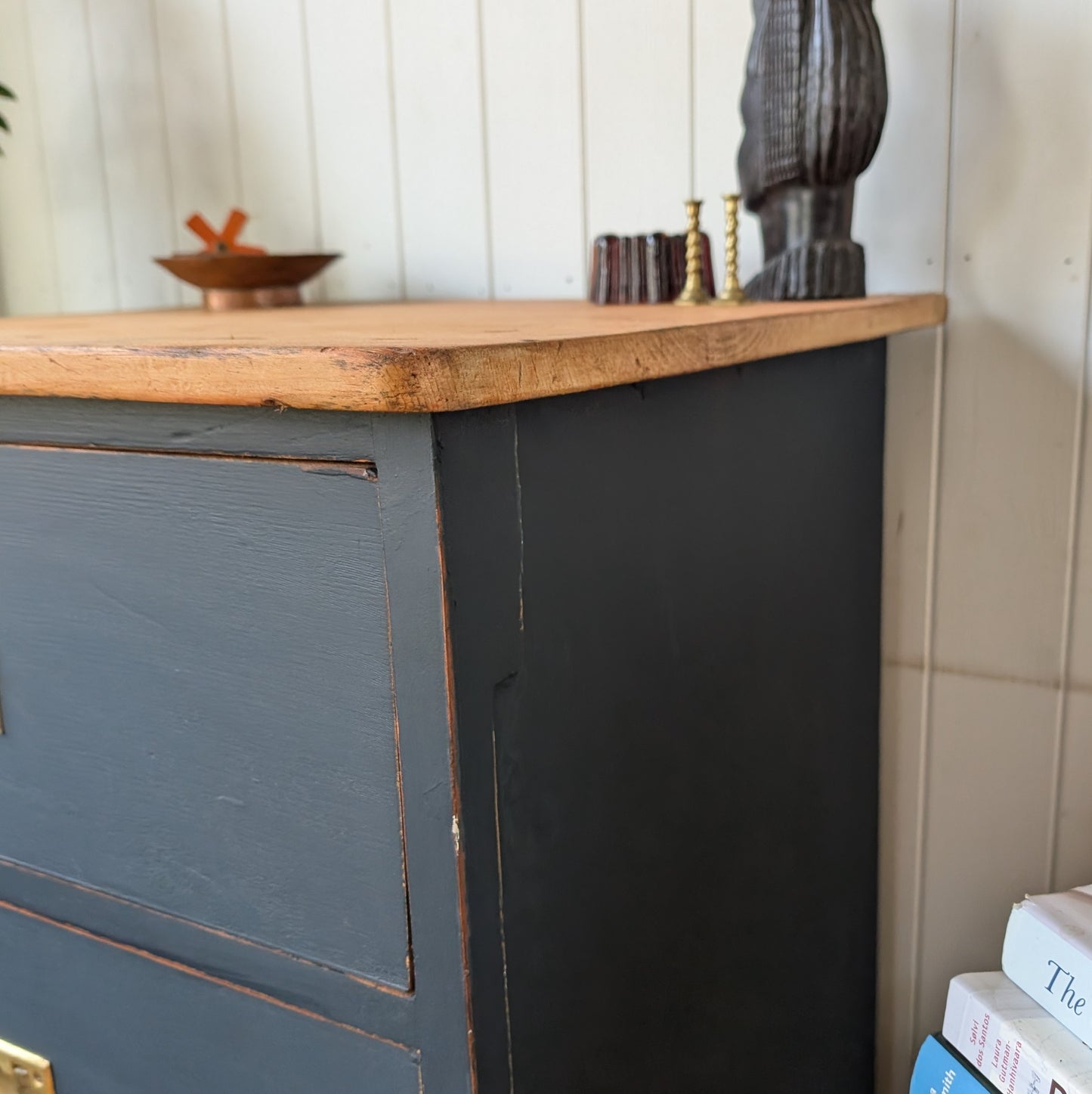 Small Antique Campaign Chest