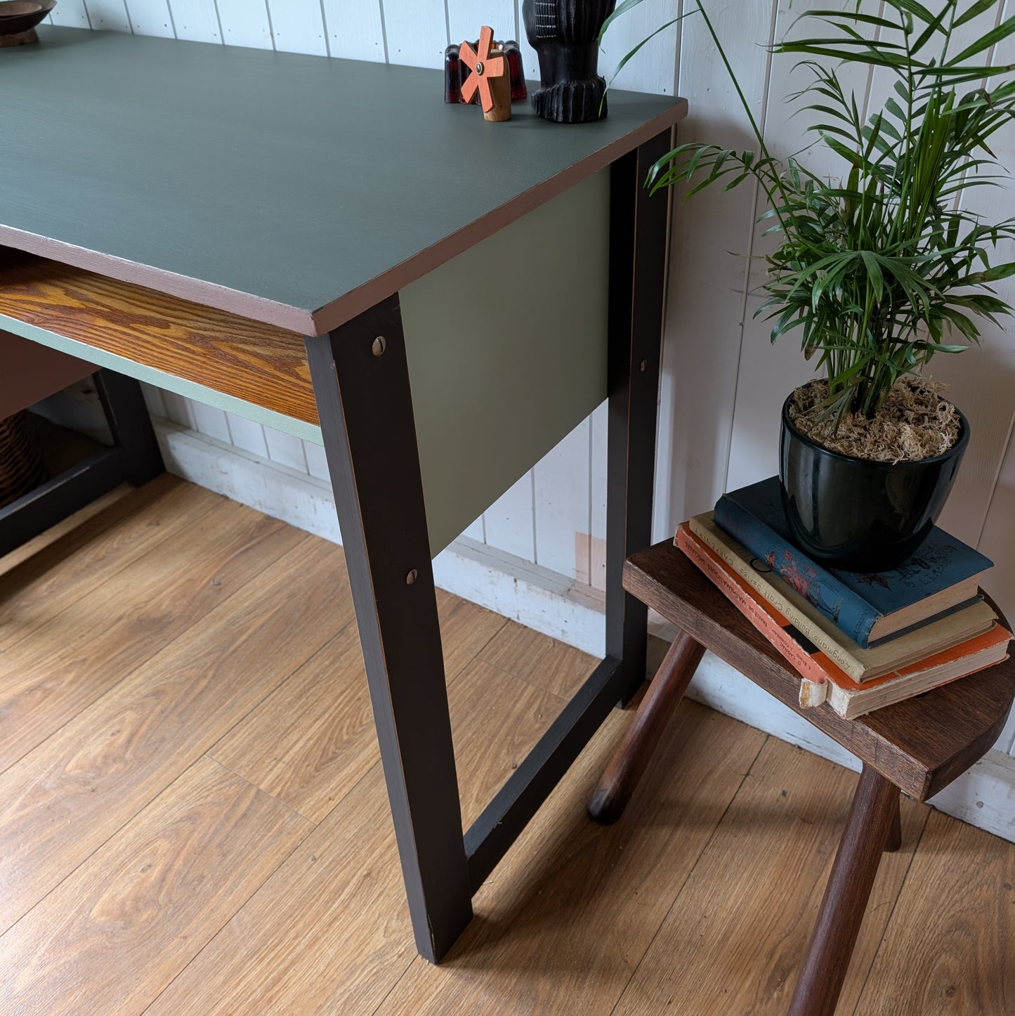 Painted Mid Century Desk