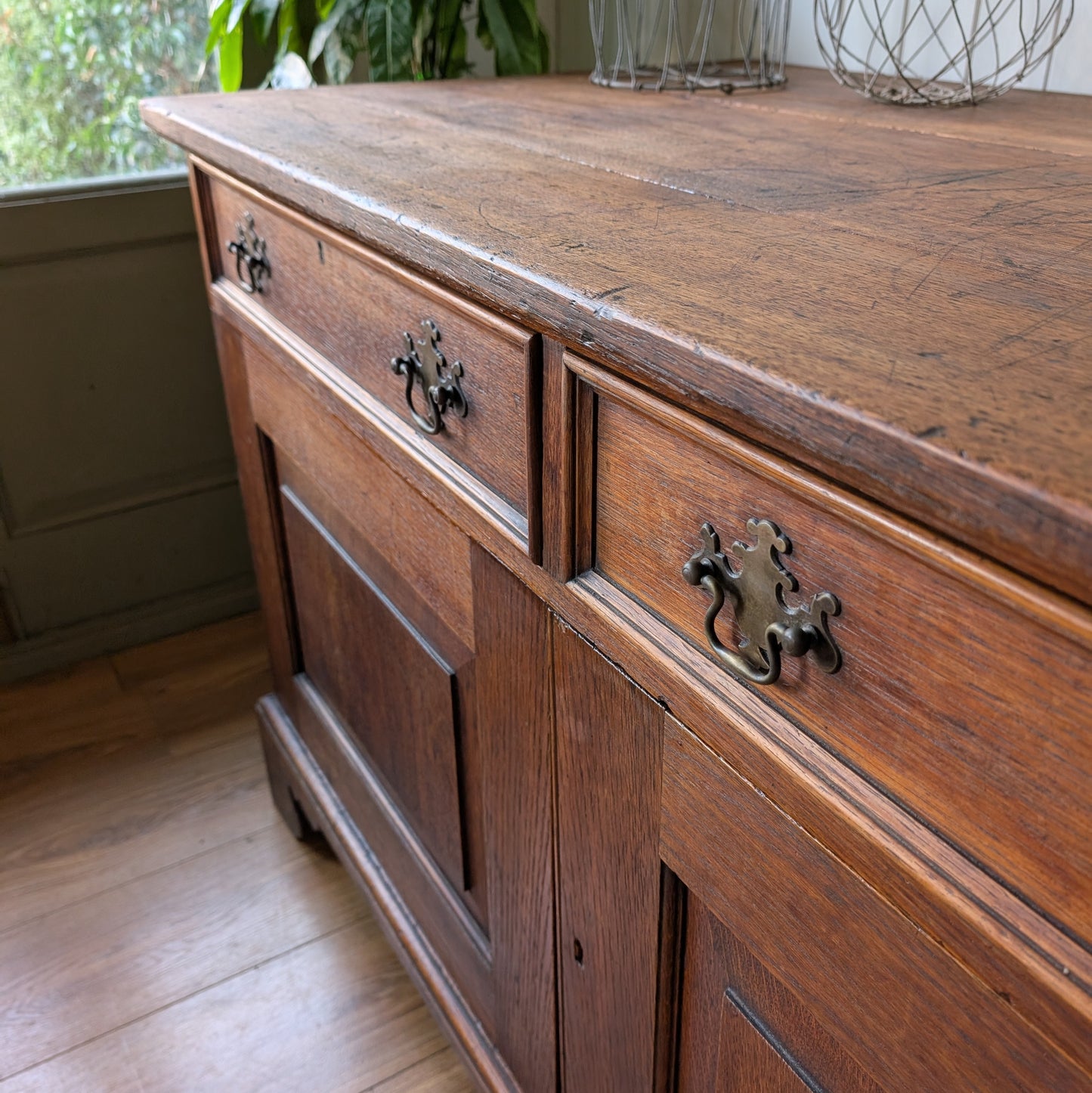 Large Georgian Oak Cupboard