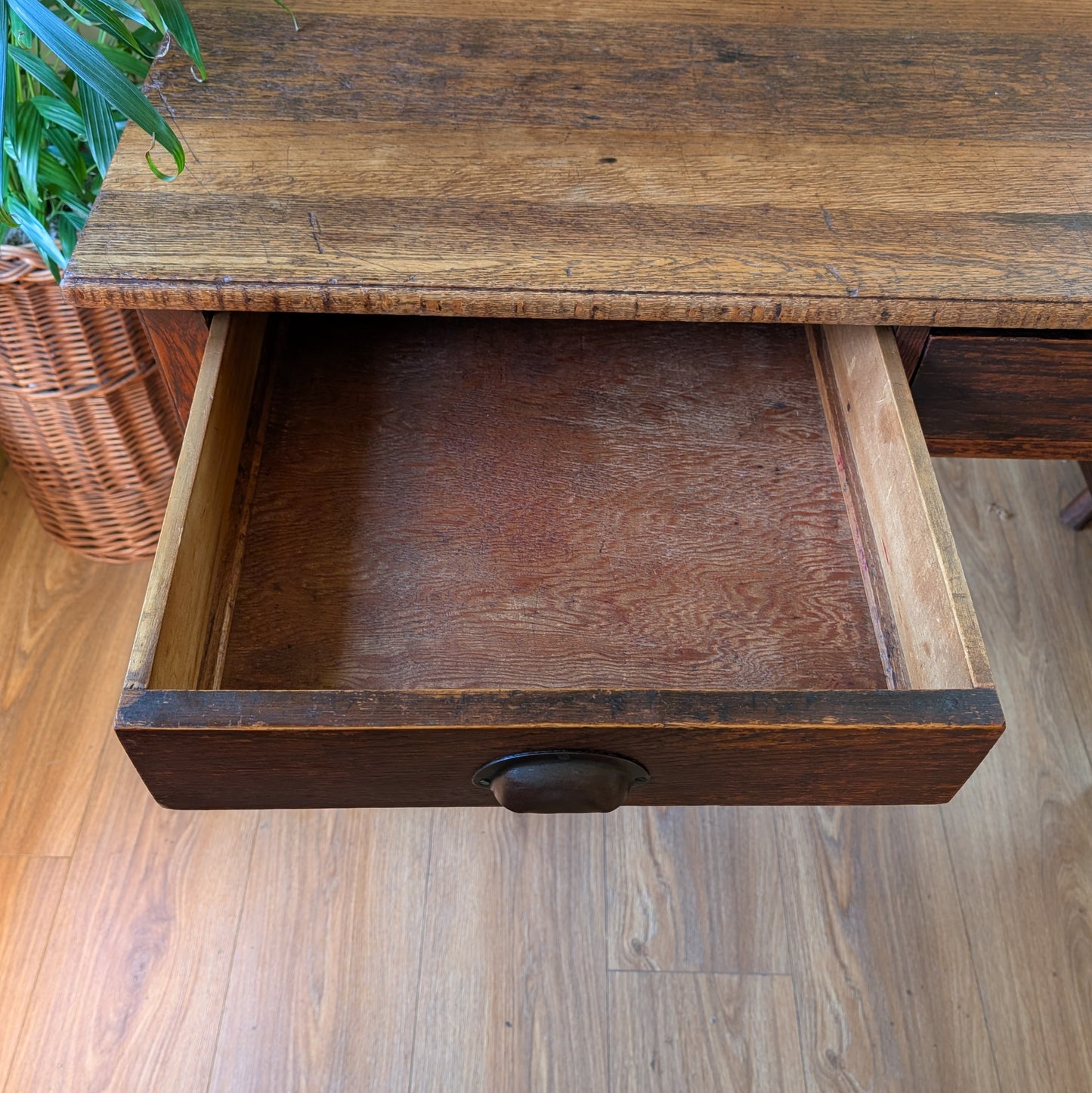 Antique Oak Desk