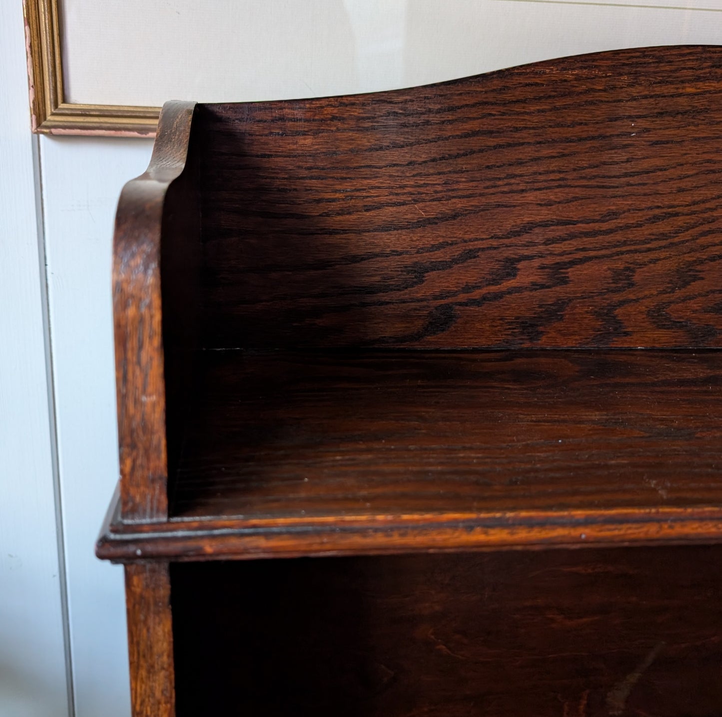 Small Antique Oak Bookcase