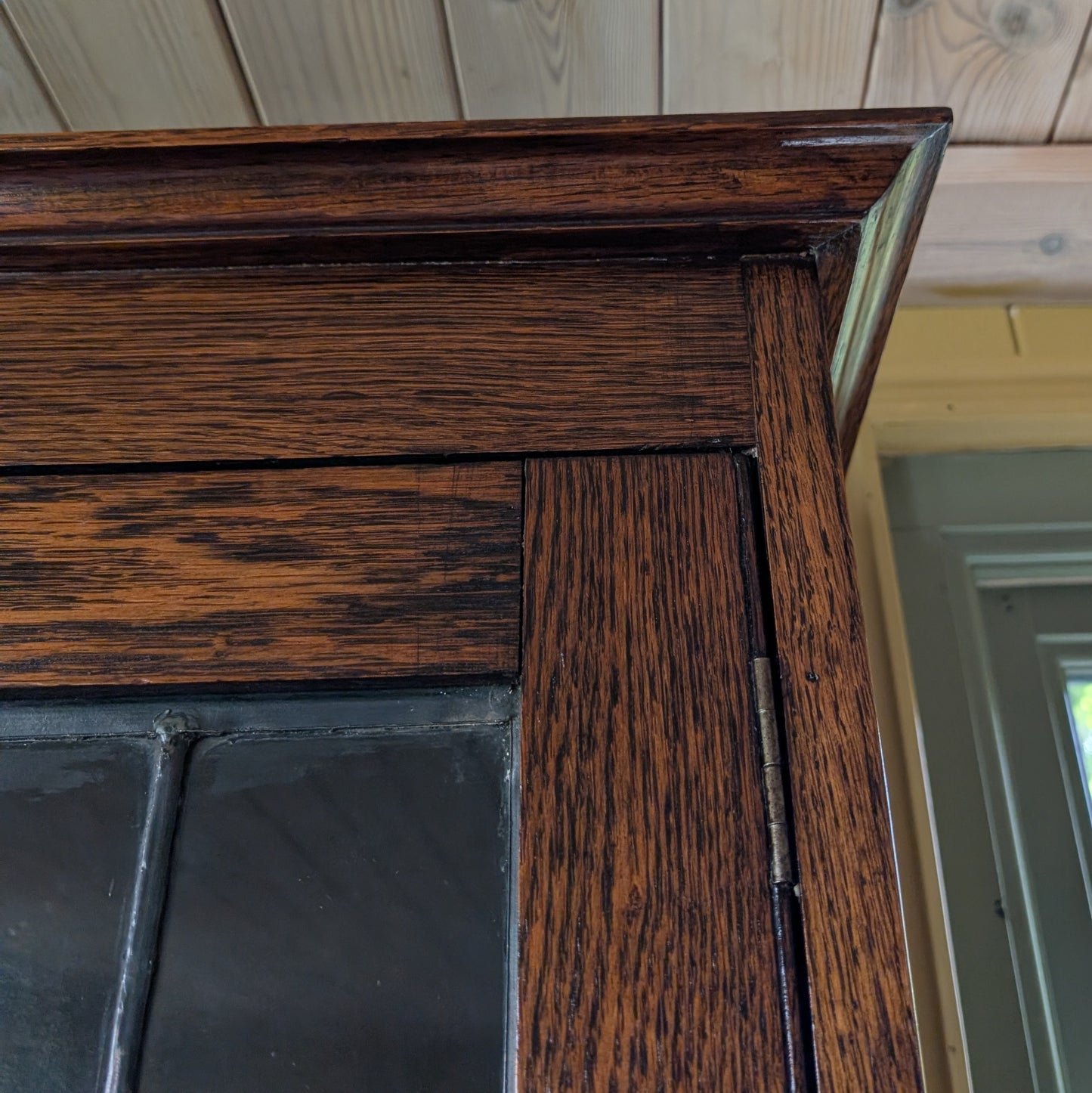 Arts and Crafts Glazed Oak Dresser