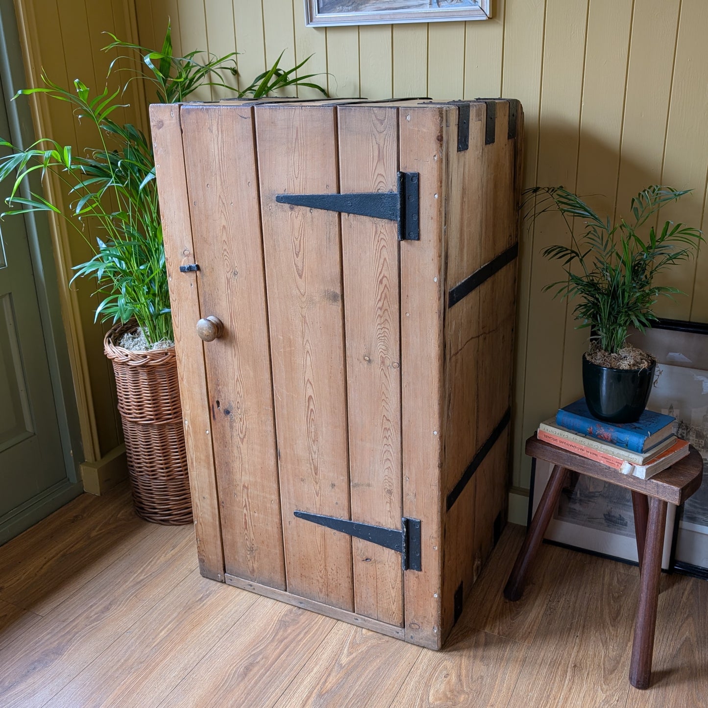Rustic Victorian Pine Cupboard