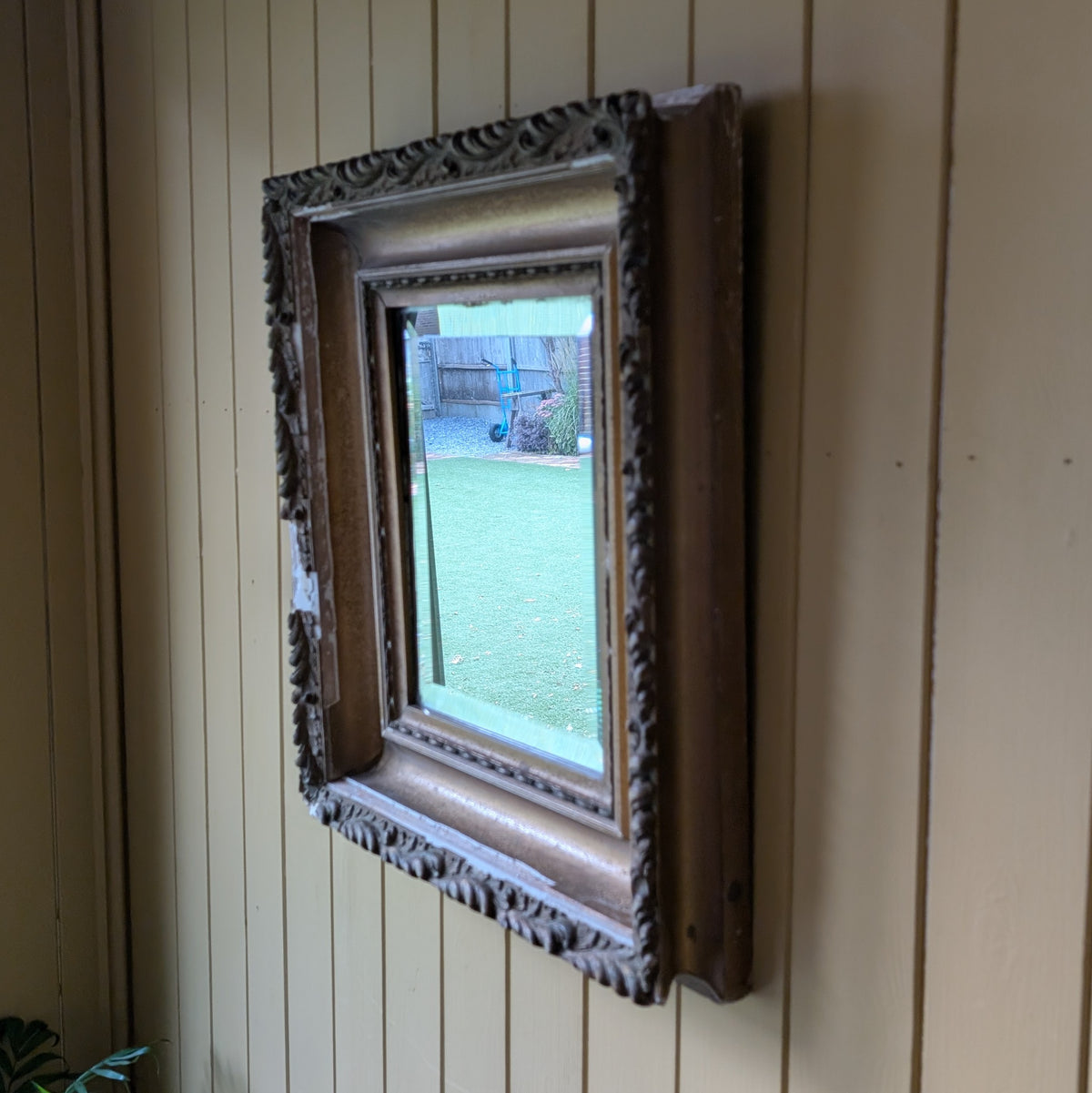 Rustic Antique French Mirror