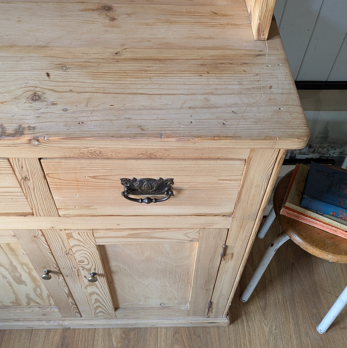 Victorian Glazed Pine Dresser