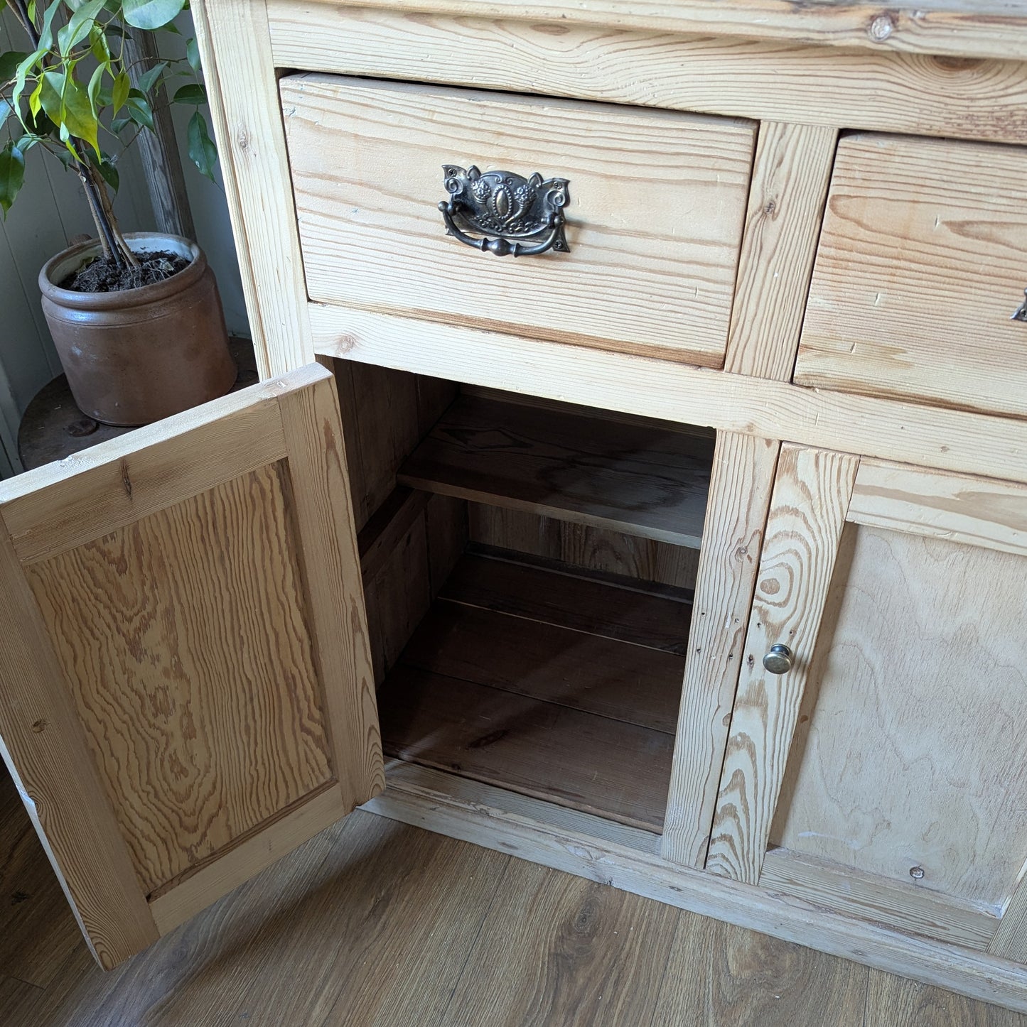 Victorian Glazed Pine Dresser