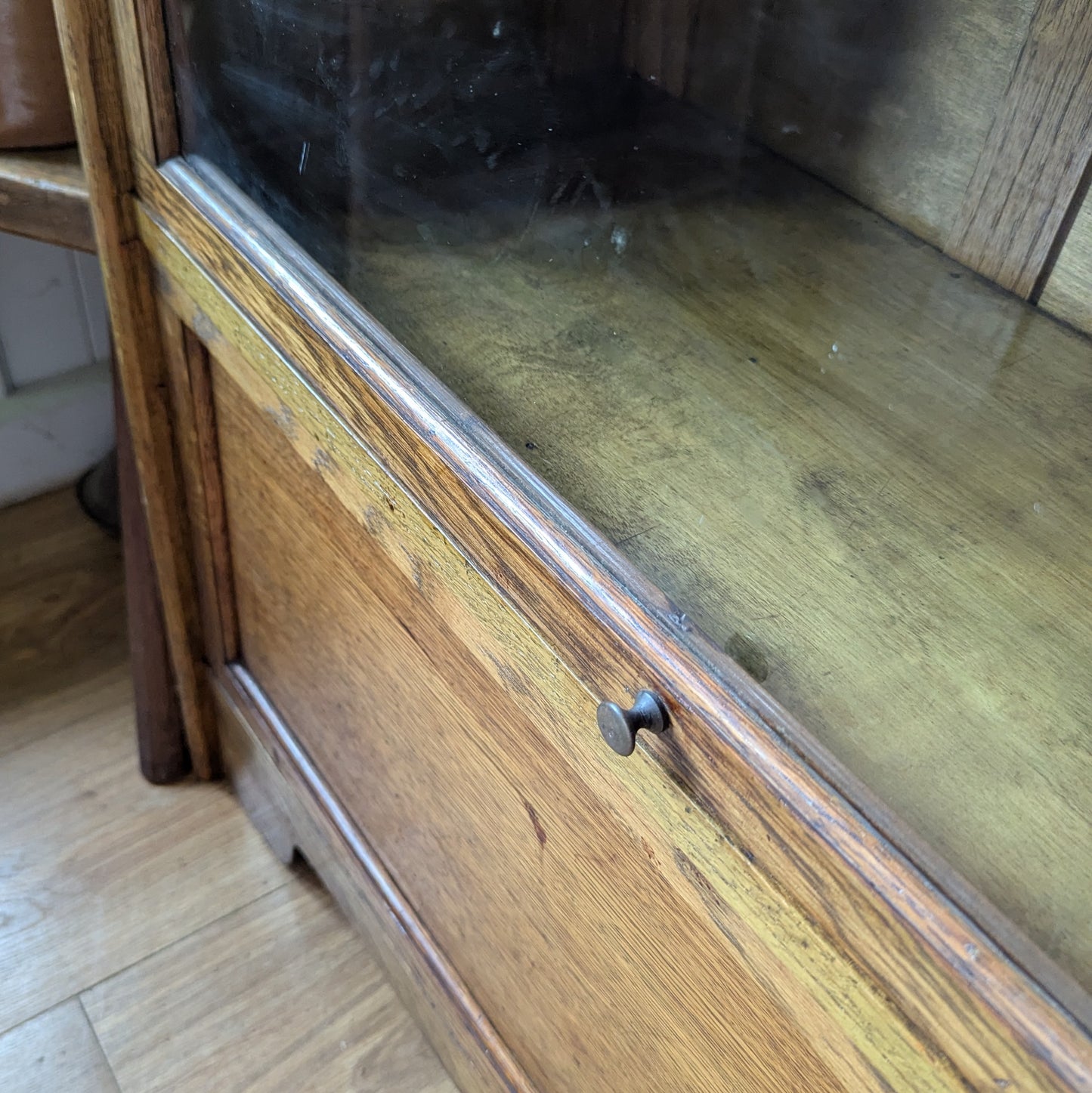 Antique Oak Barristers Bookcase