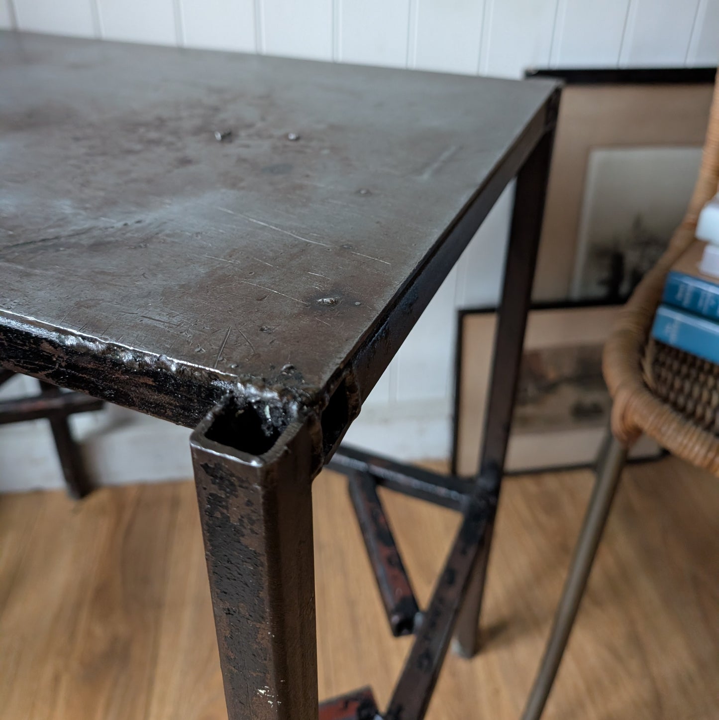 Small Vintage Industrial Table