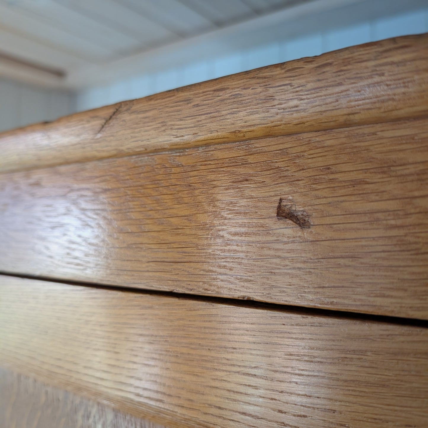 1960s Panalled Oak Wardrobe