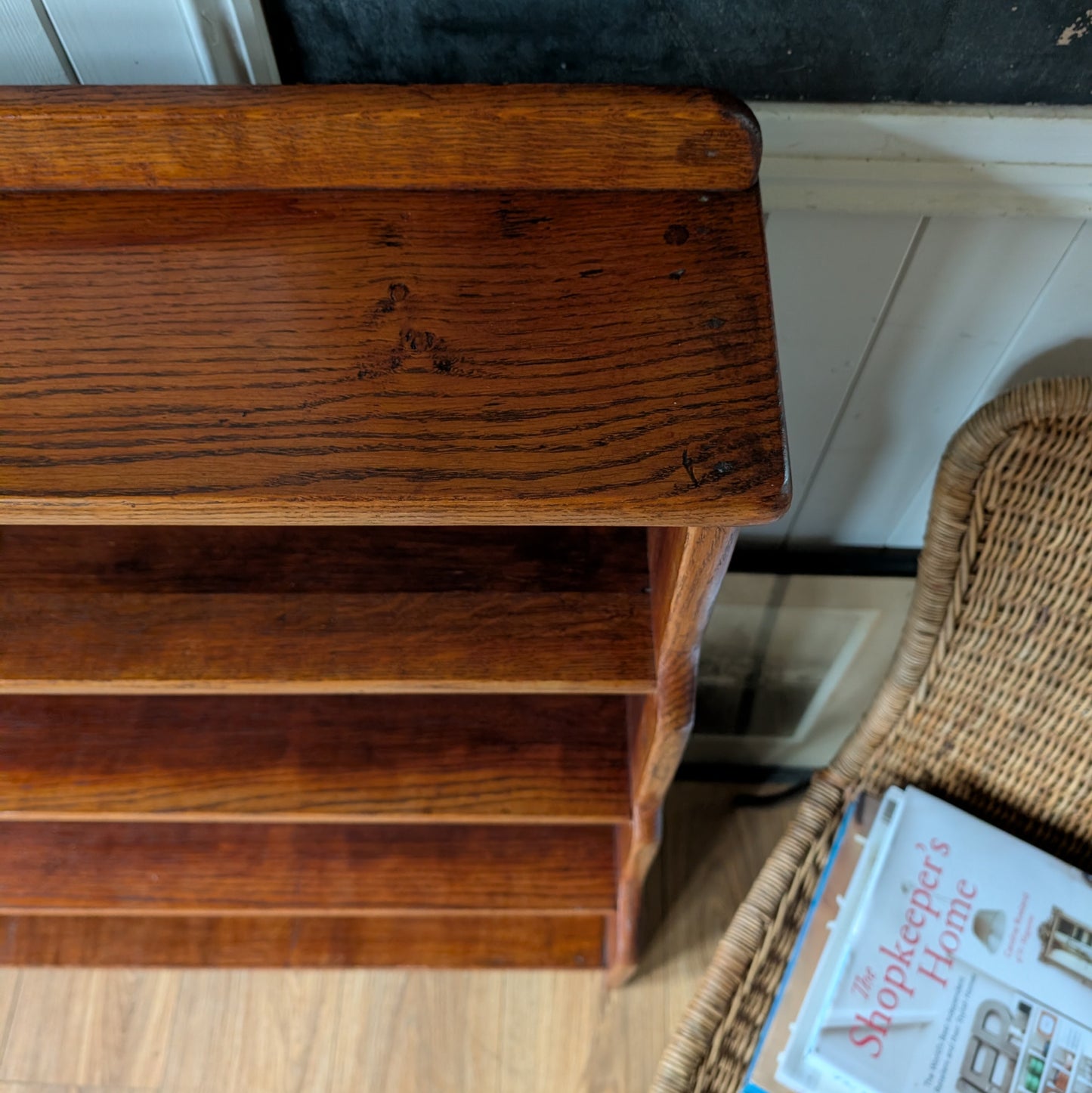 Large Antique Oak Bookcase