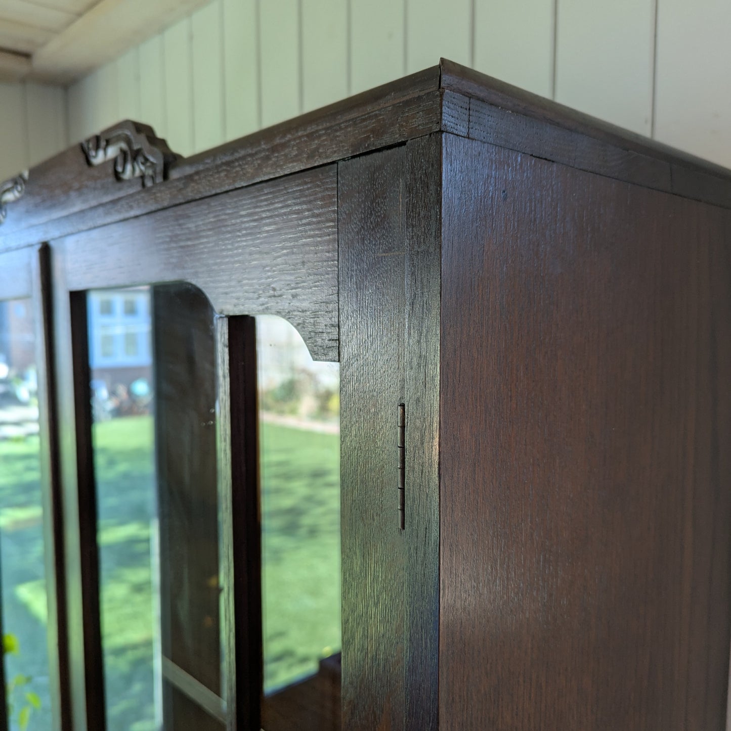 Antique Glazed Bookcase