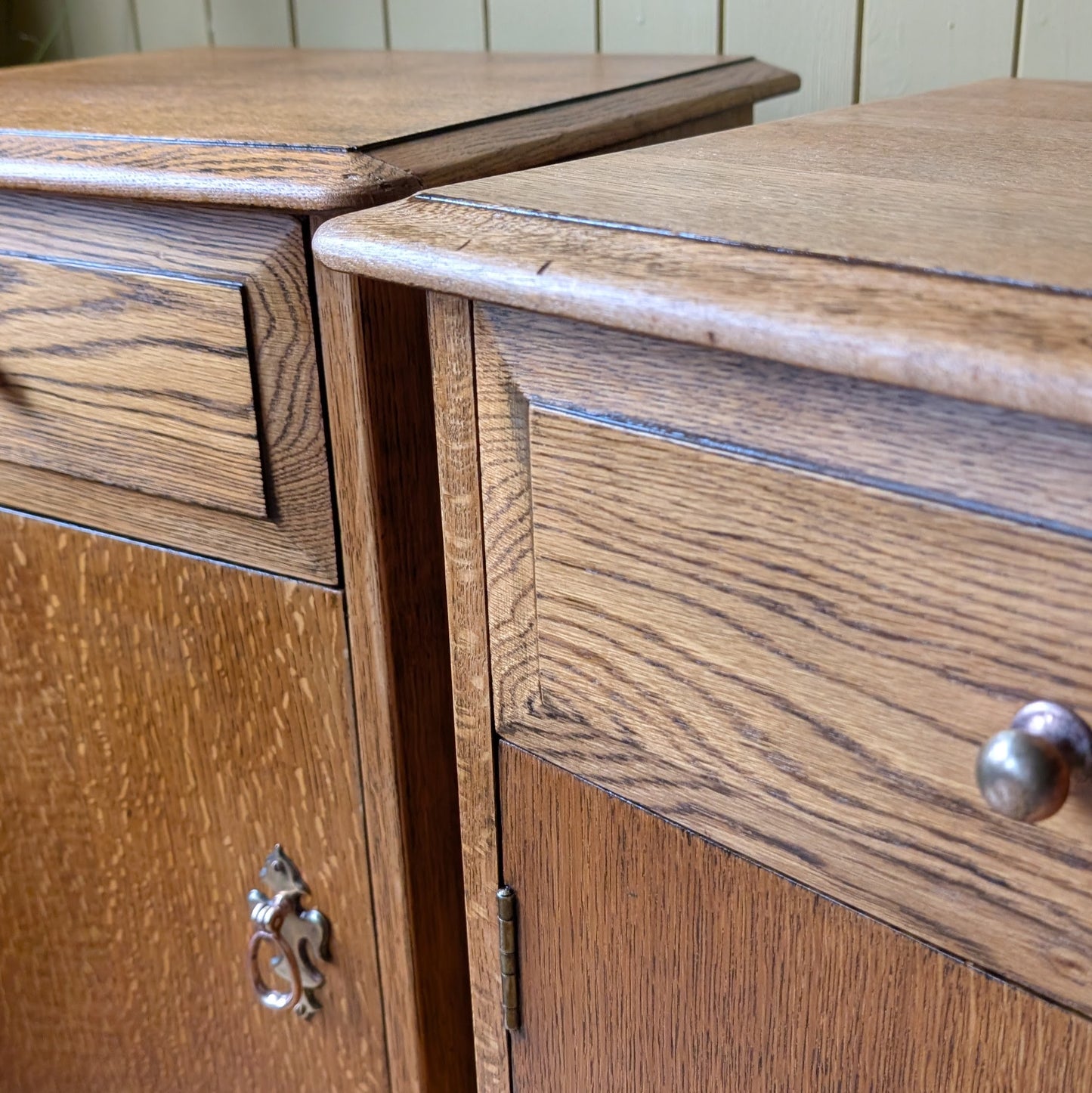 Pair of Vintage Bedside Cabinets by Stag