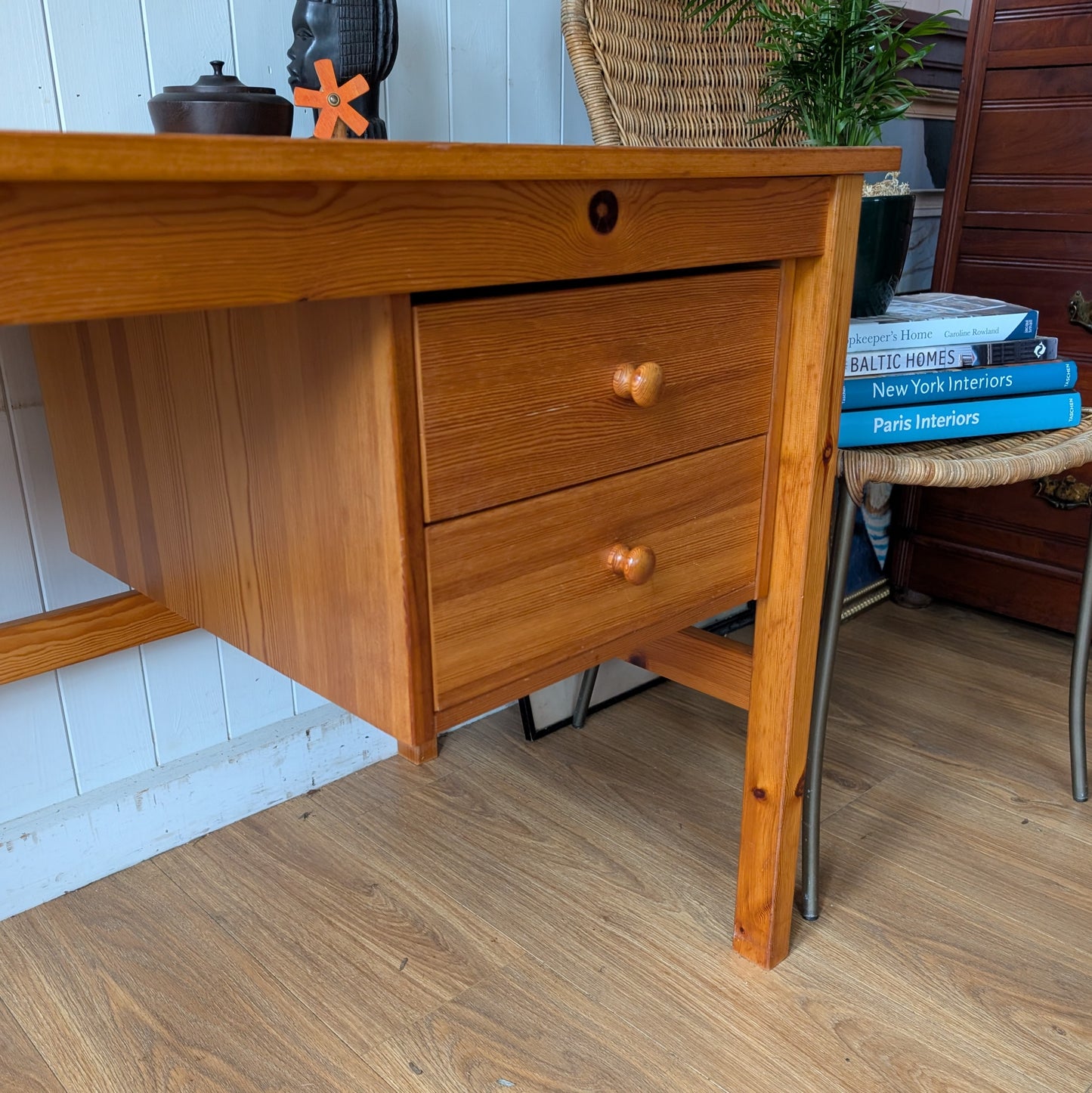 Mid Century Pine Desk