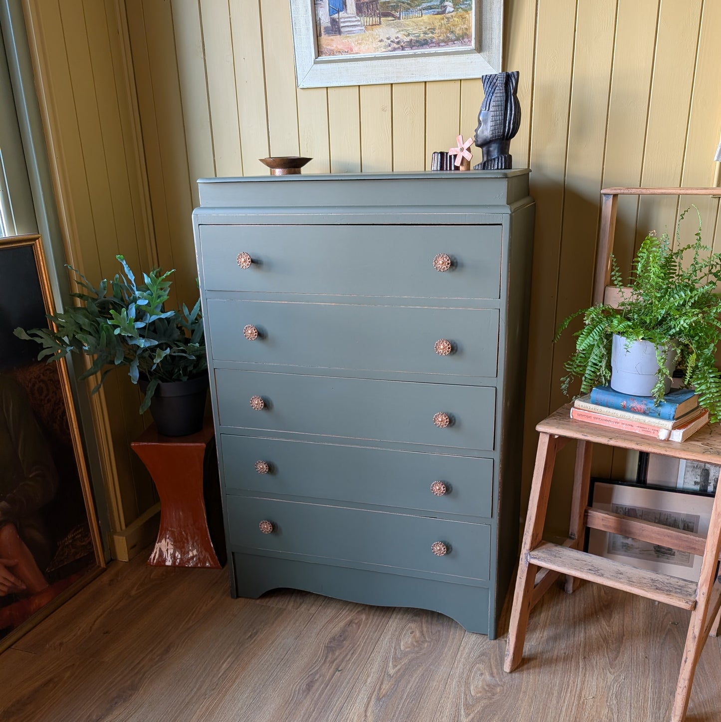 Painted Vintage Chest of Drawers