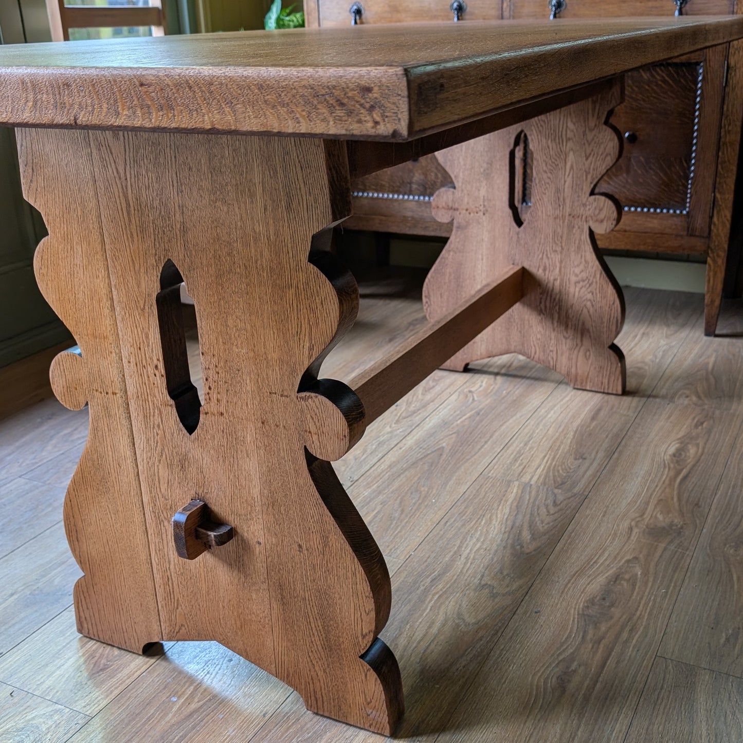 Antique Oak Refectory Table