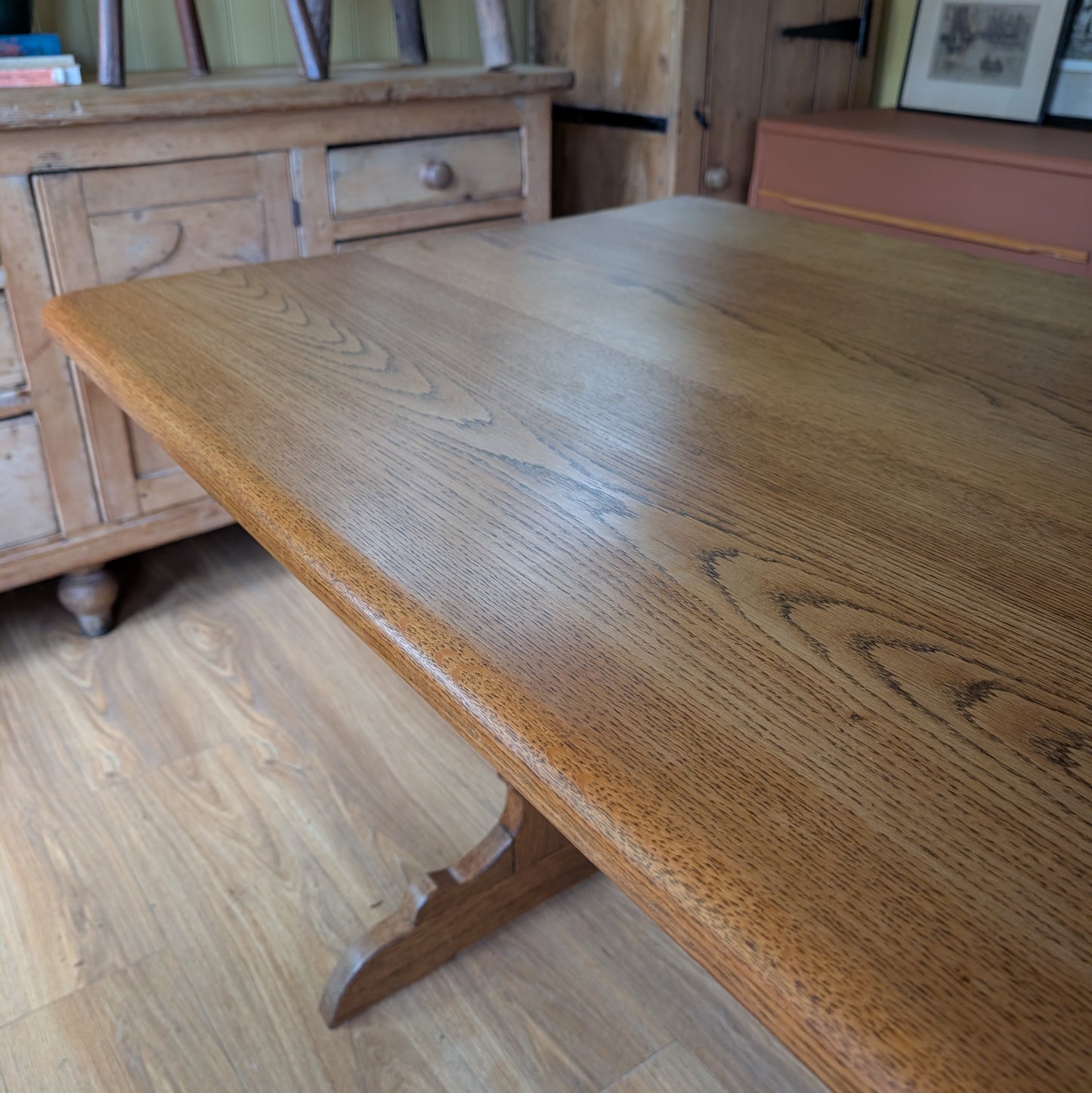 Vintage Oak Refectory Table