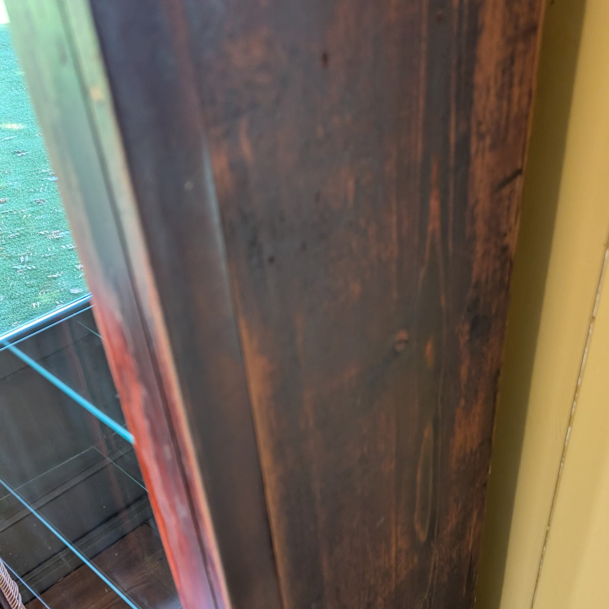 Tall Victorian Glazed Shop Display Cabinet