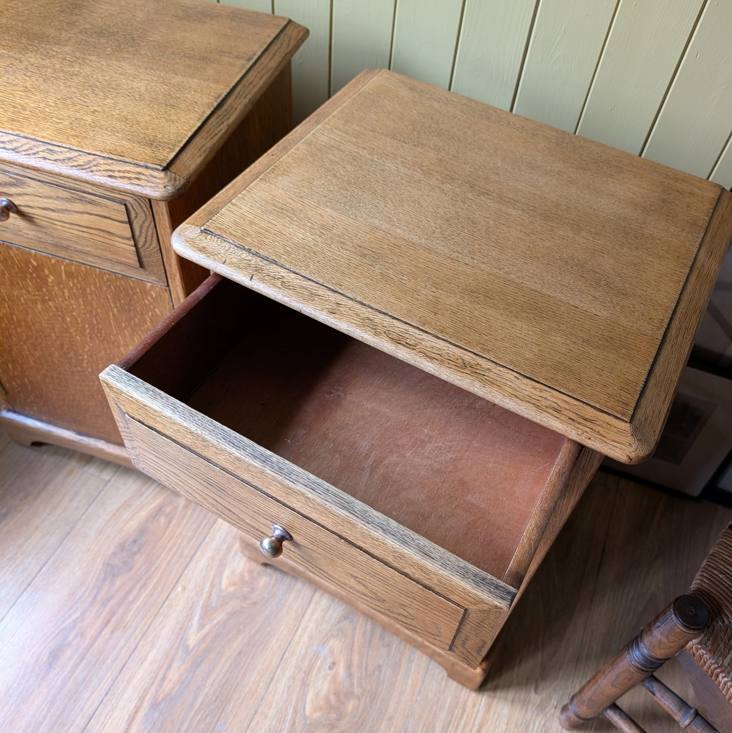 Pair of Vintage Bedside Cabinets by Stag