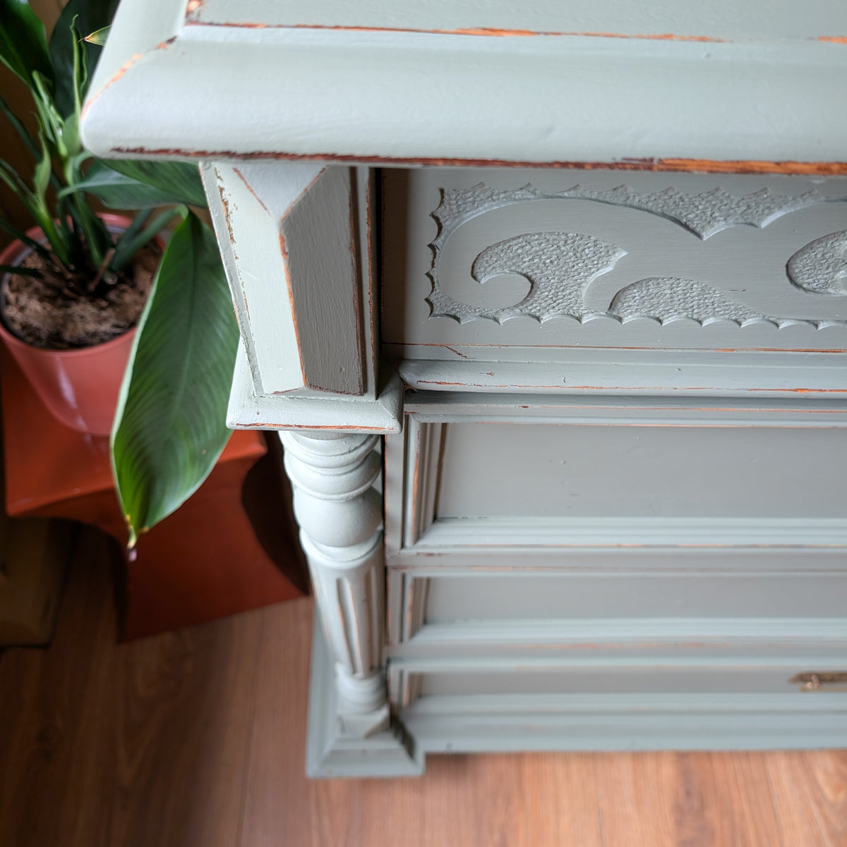 Antique French Painted Chest of Drawers