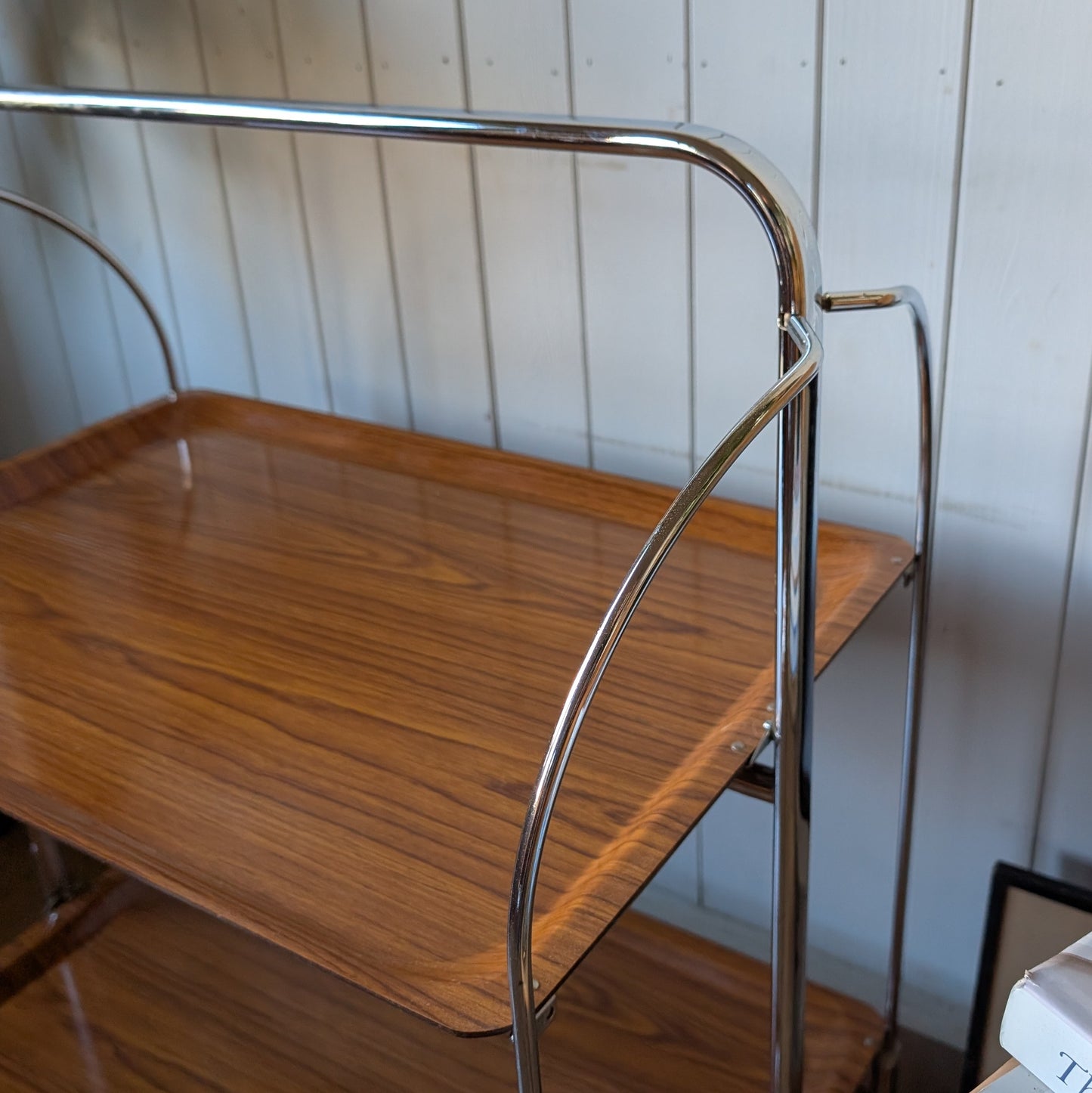 German Mid Century Folding Drinks Trolley
