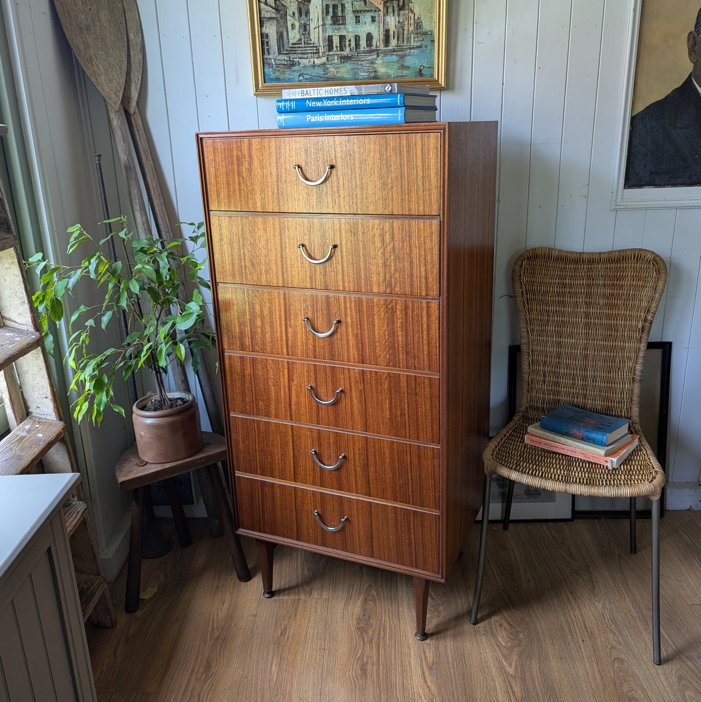 Tall Mid Century Chest of Drawers