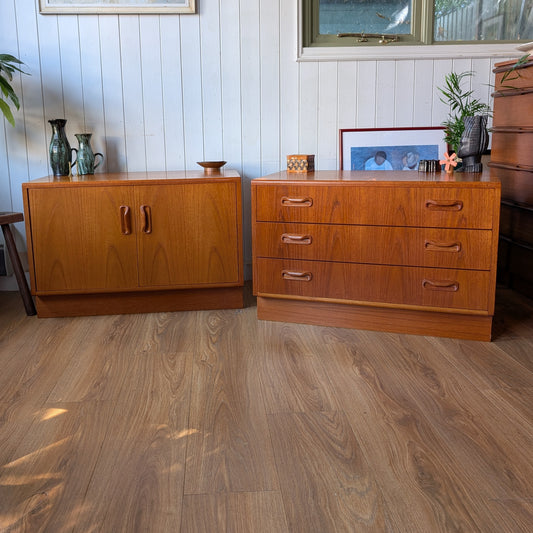 Pair of Gplan Fresco Low Vintage Units