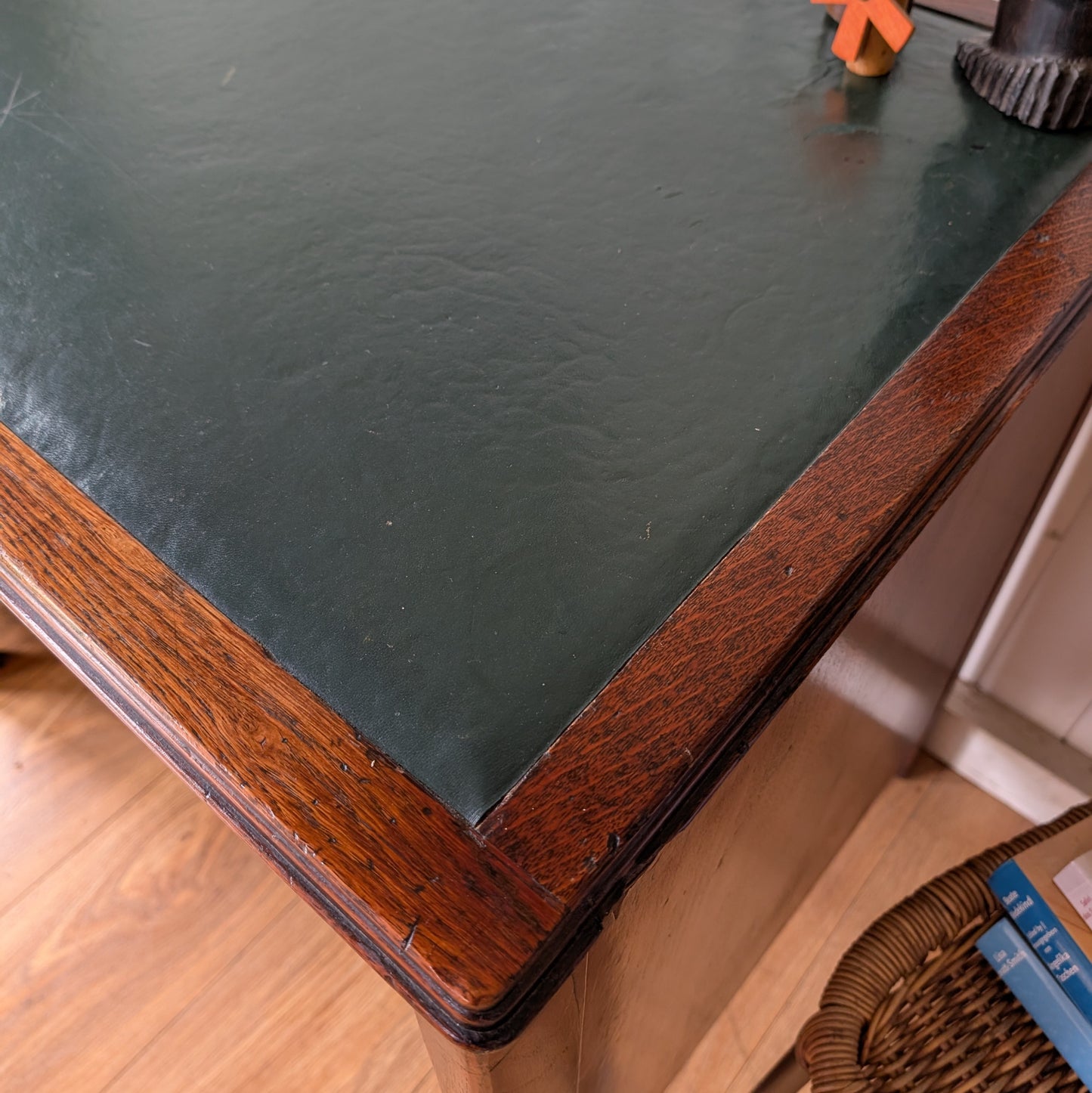 Vintage Art Deco Oak Desk