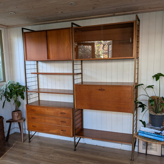 Mid Century Ladderax Shelving Unit