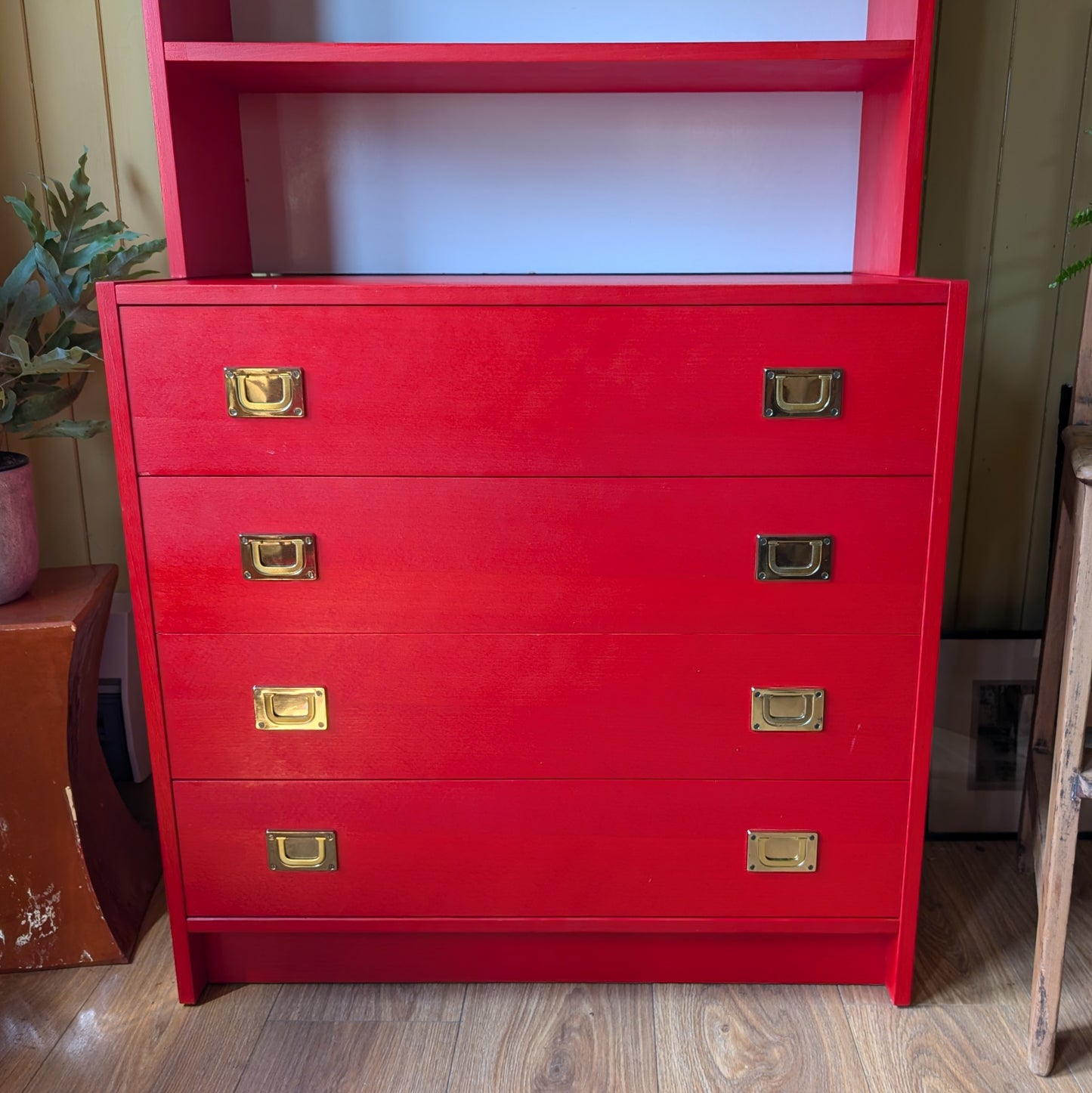 Mid-Century Danish Bookcase & Chest of Drawers