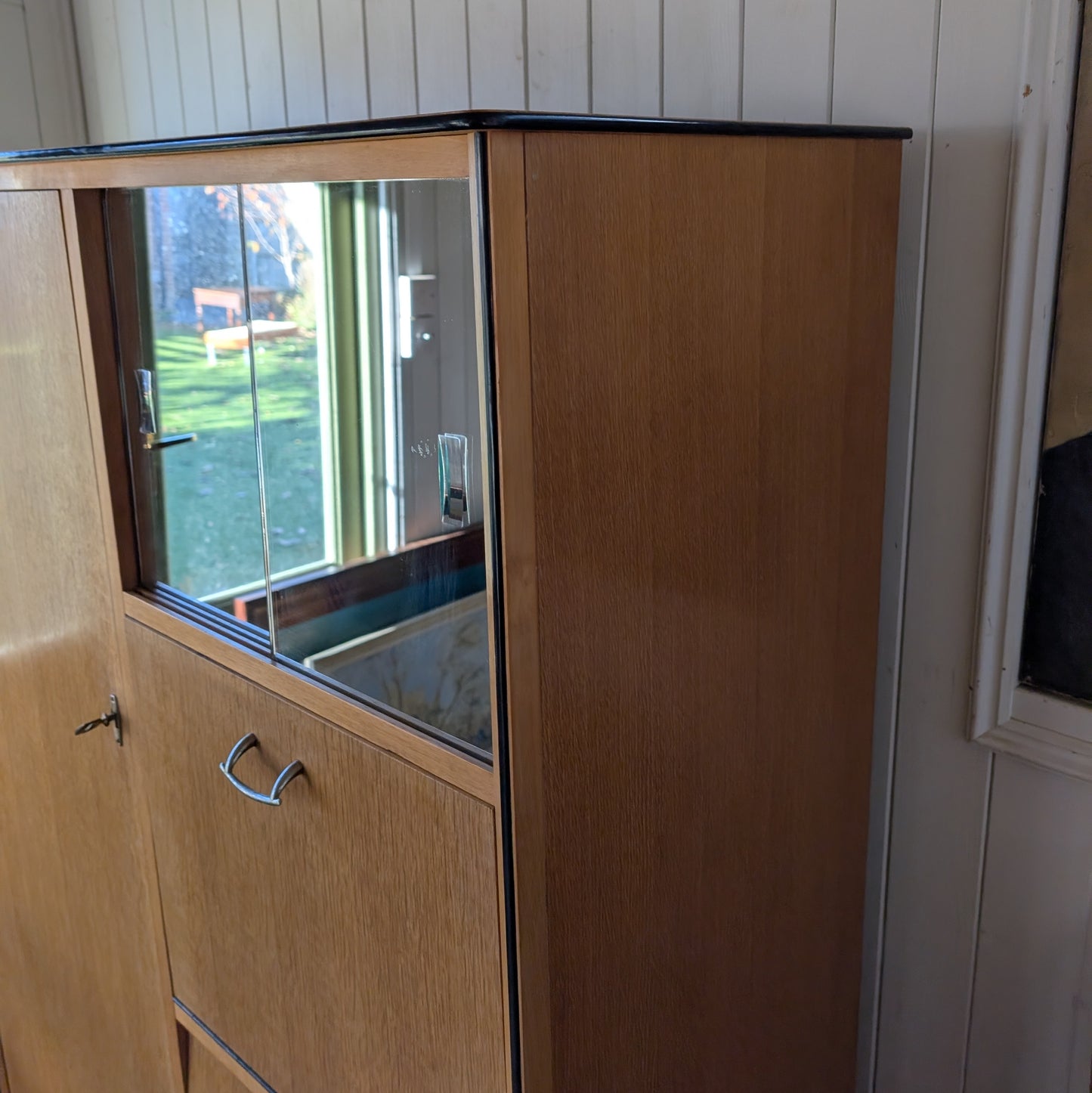 Small Vintage Mid Century Wardrobe