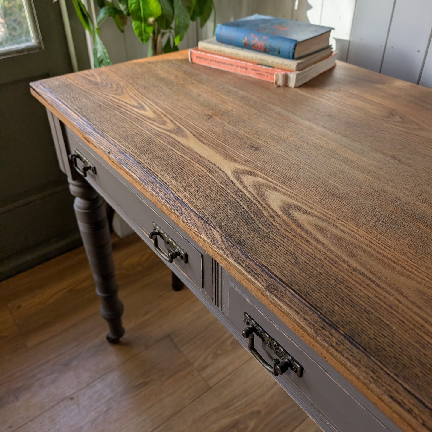Painted Antique Writing Desk