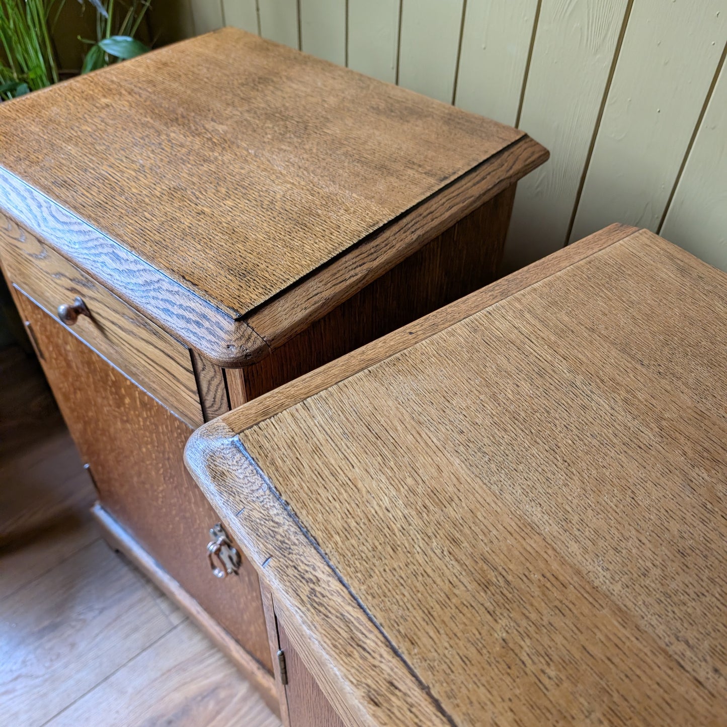 Pair of Vintage Bedside Cabinets by Stag