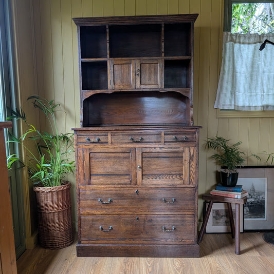 Small Arts And Crafts Oak Dresser