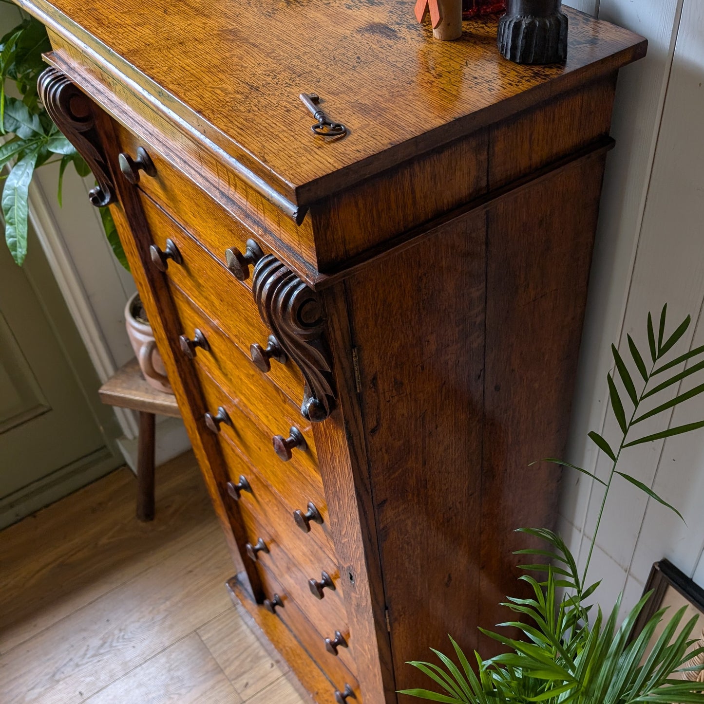 Antique Wellington Chest