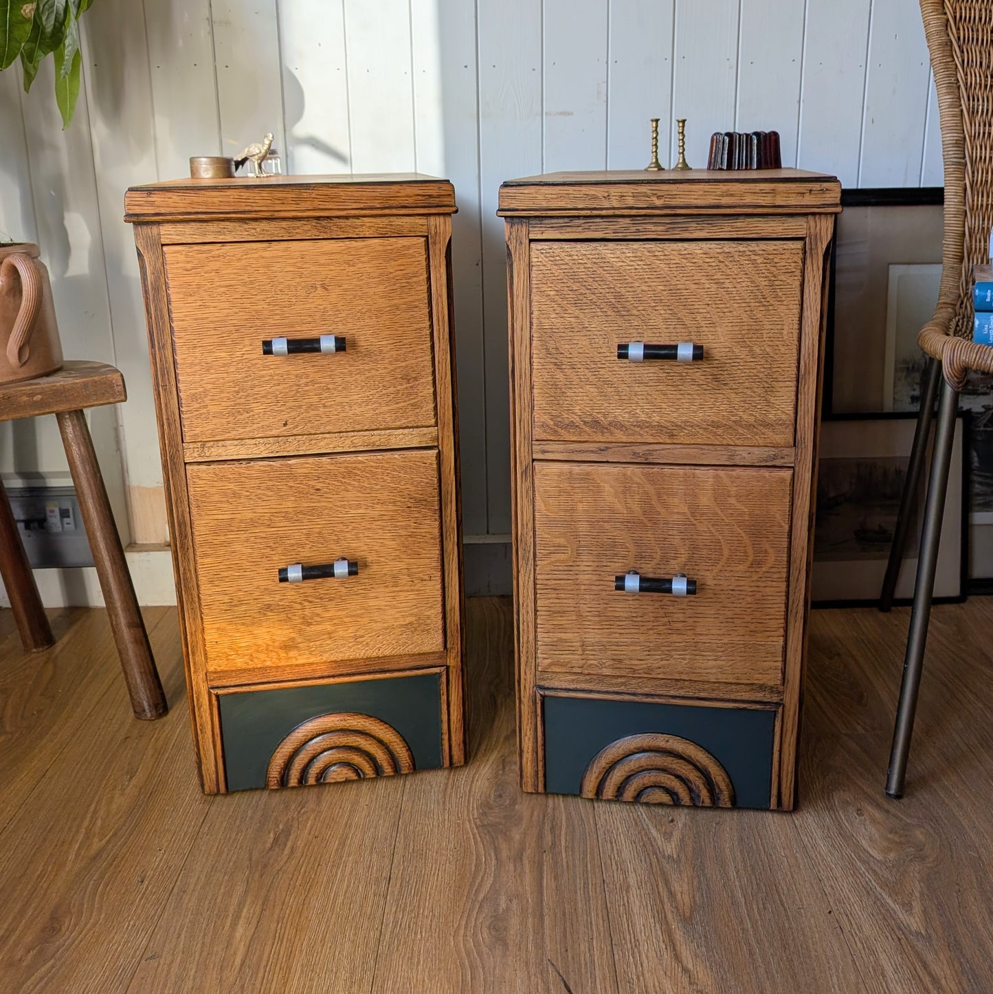 Art Deco Bedside Tables