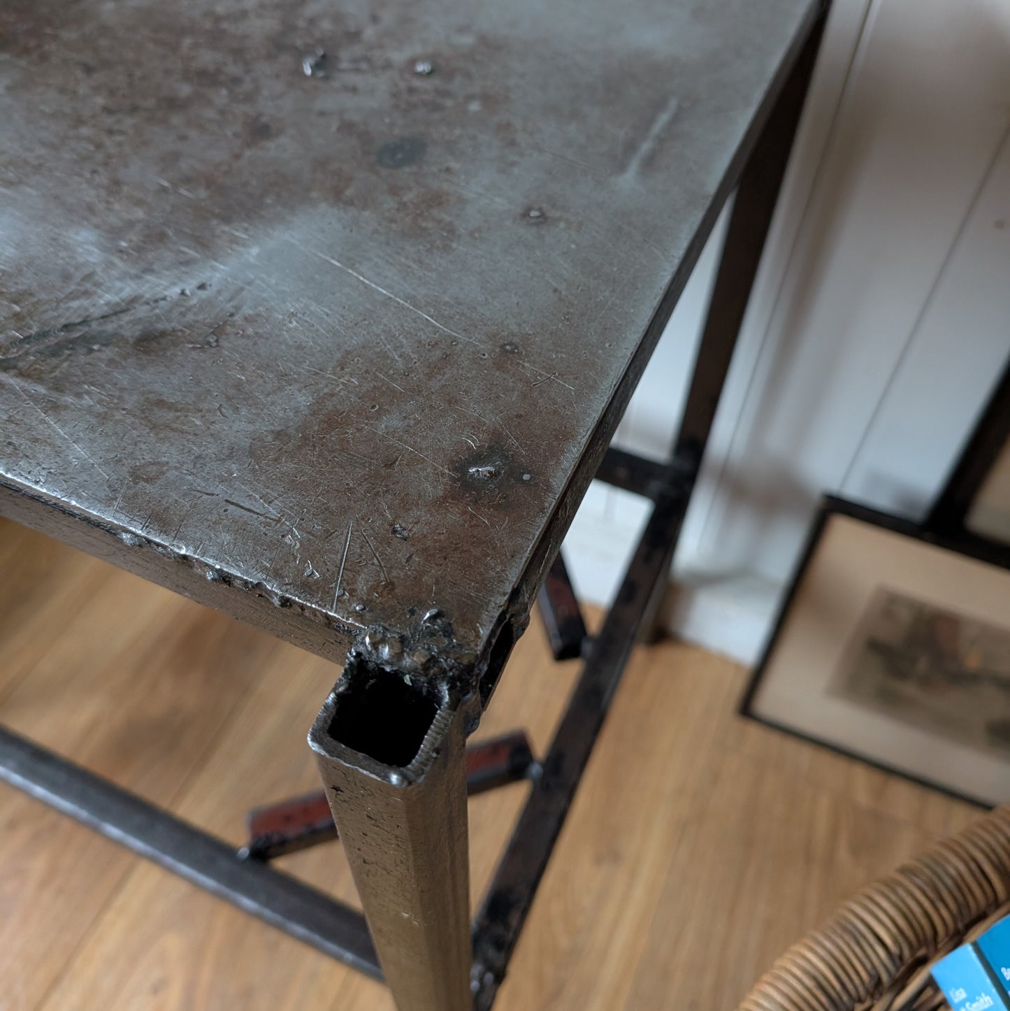 Small Vintage Industrial Table