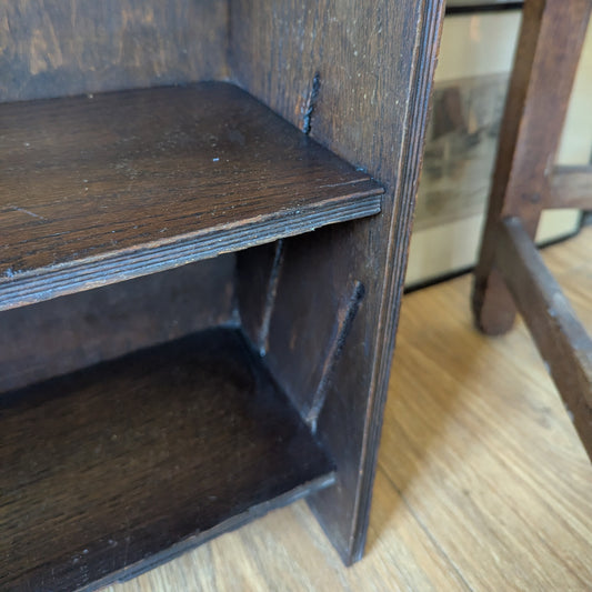 Small Antique Oak Bookcase