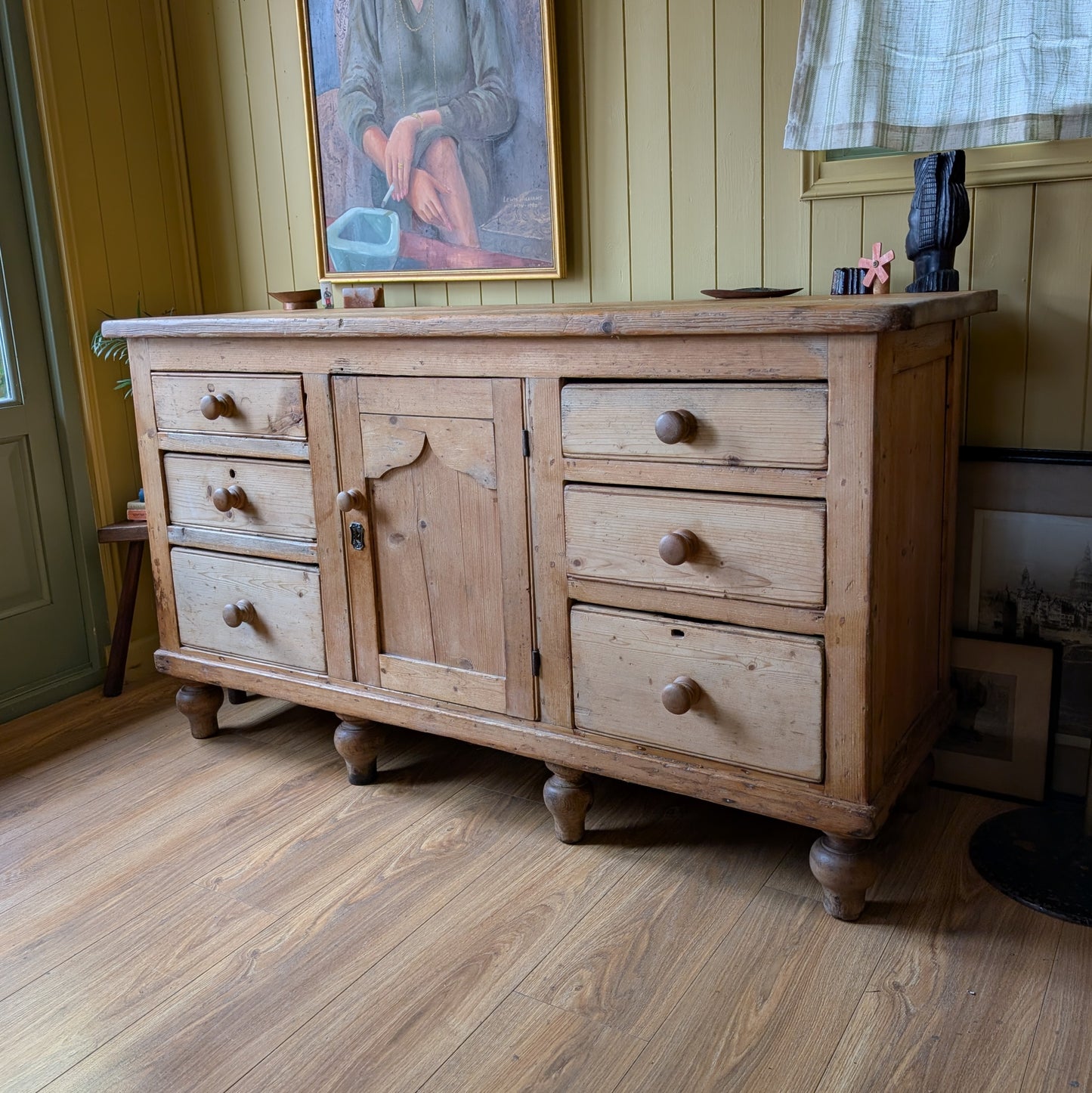 Victorian Pine Sideboard