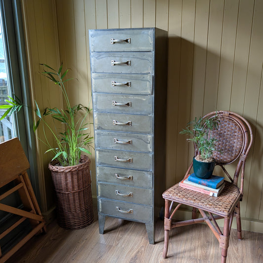 Vintage Industrial Steel Drawers