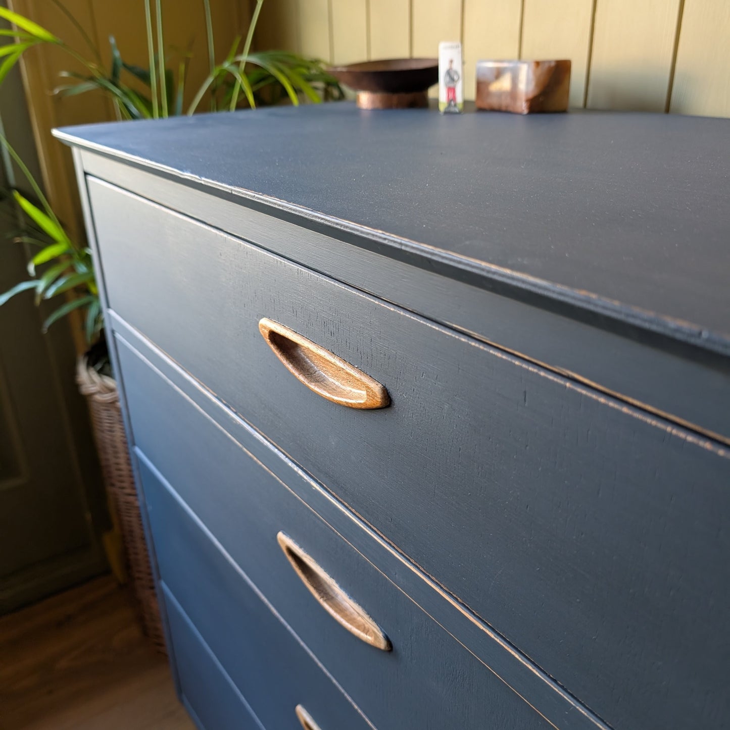 Painted Mid Century Chest of Drawers