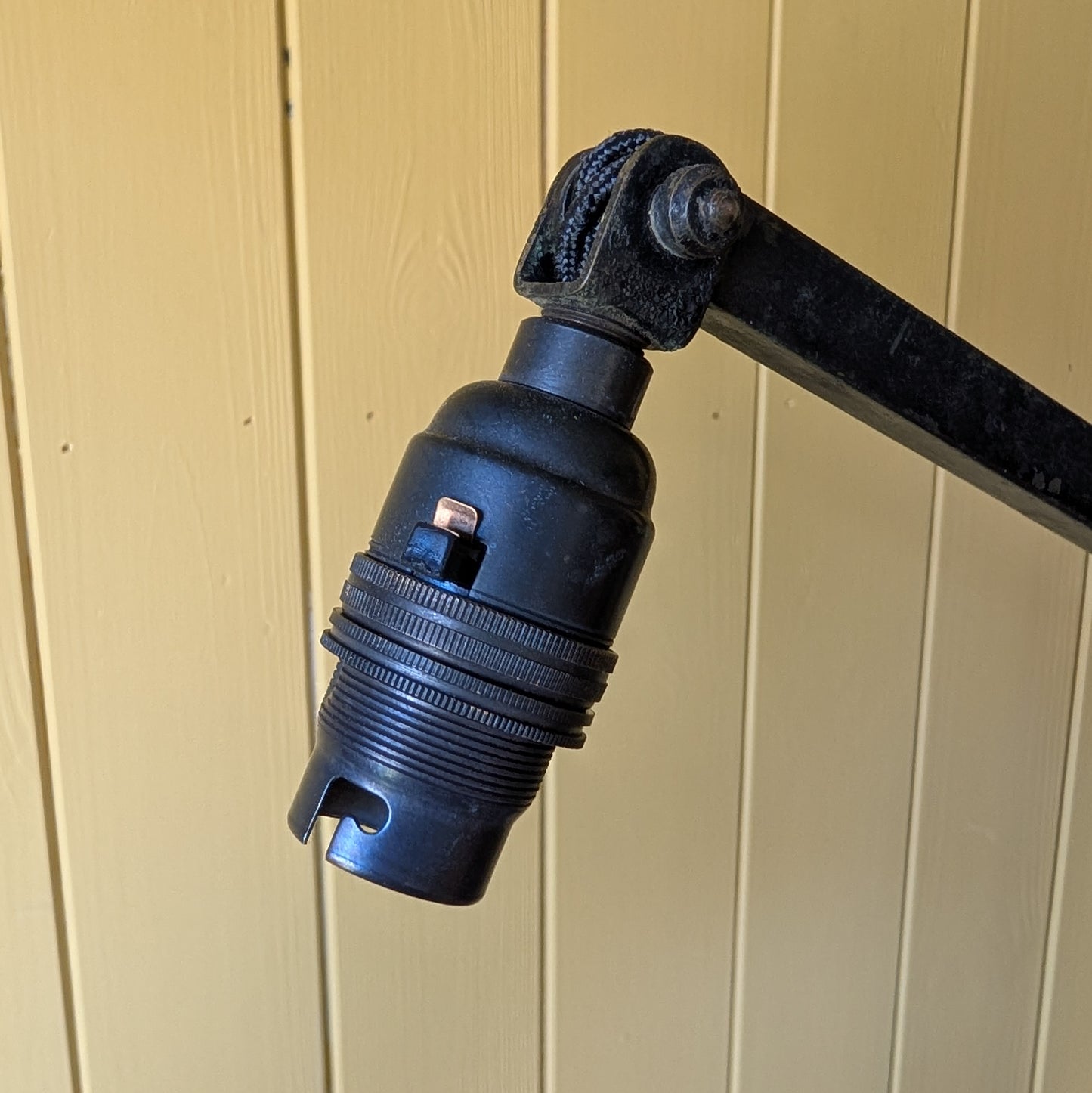 Victorian Articulated Industrial Floor Lamp