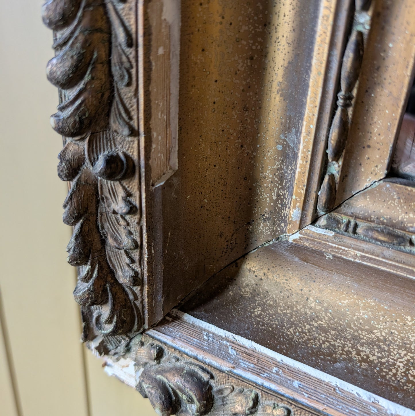 Rustic Antique French Mirror