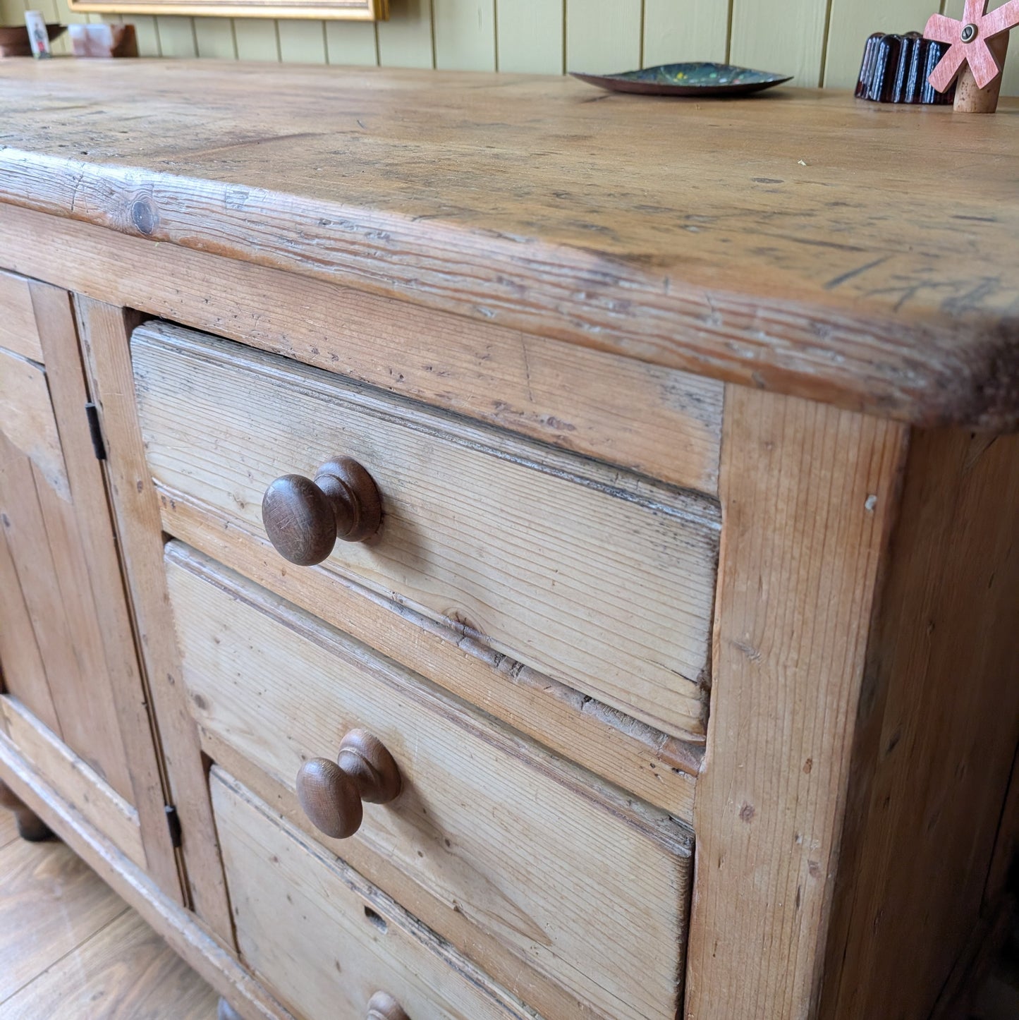 Victorian Pine Sideboard