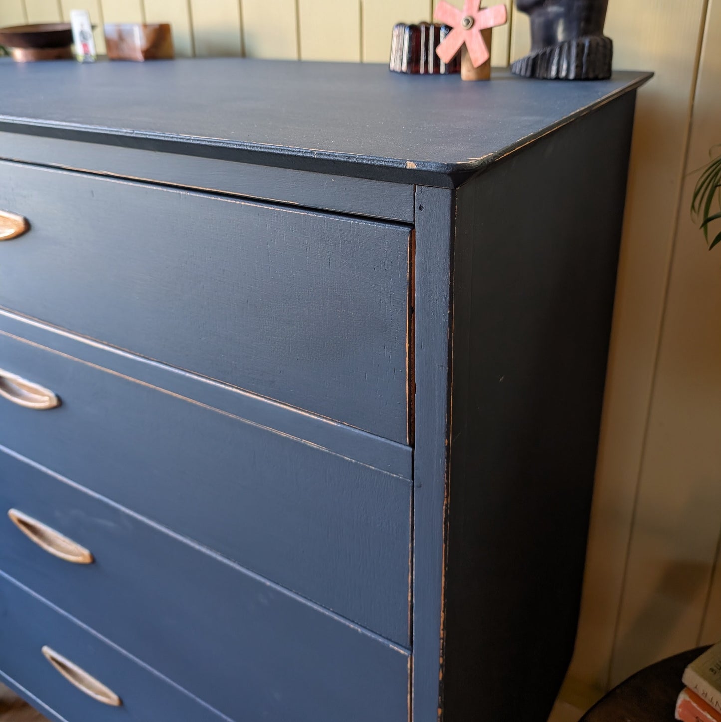Painted Mid Century Chest of Drawers