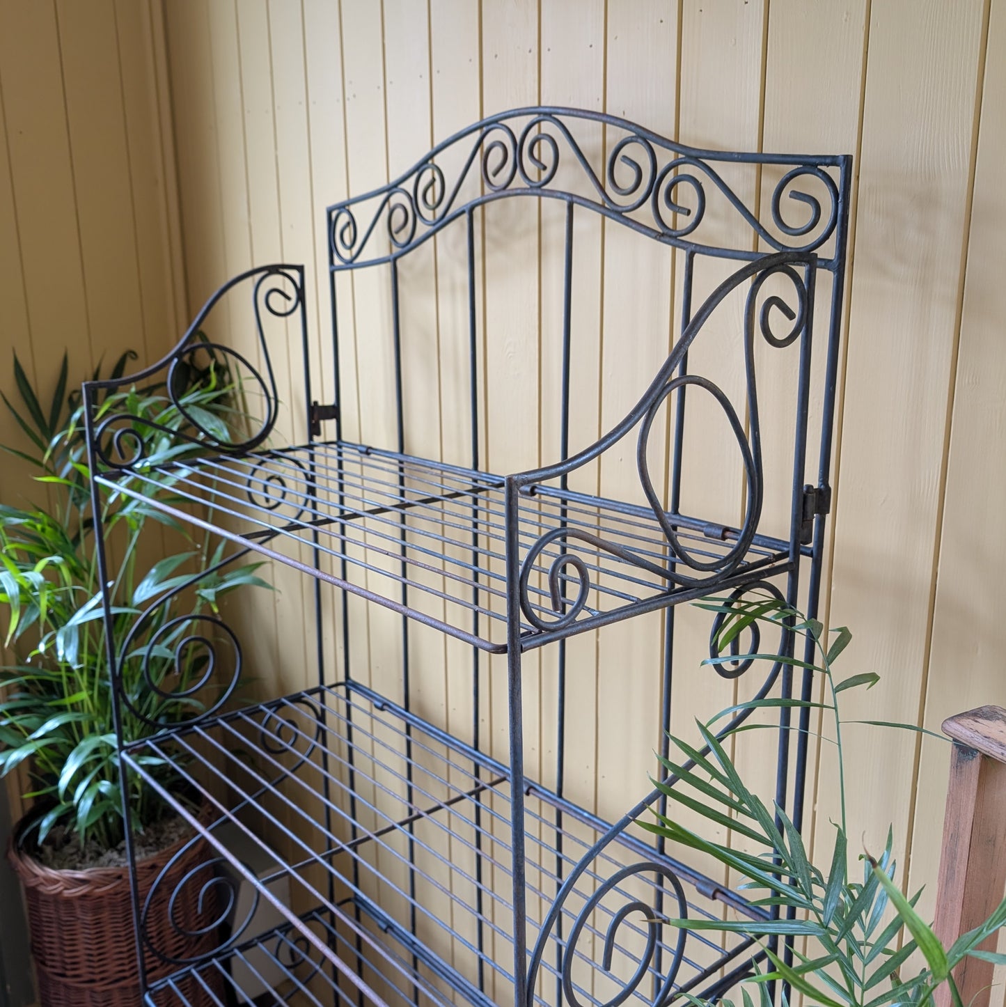 Vintage Metal Shelving Unit