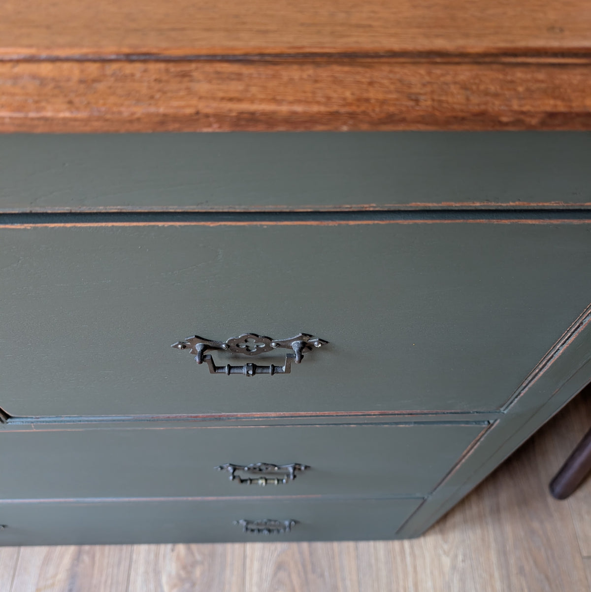 Painted Antique Chest of Drawers