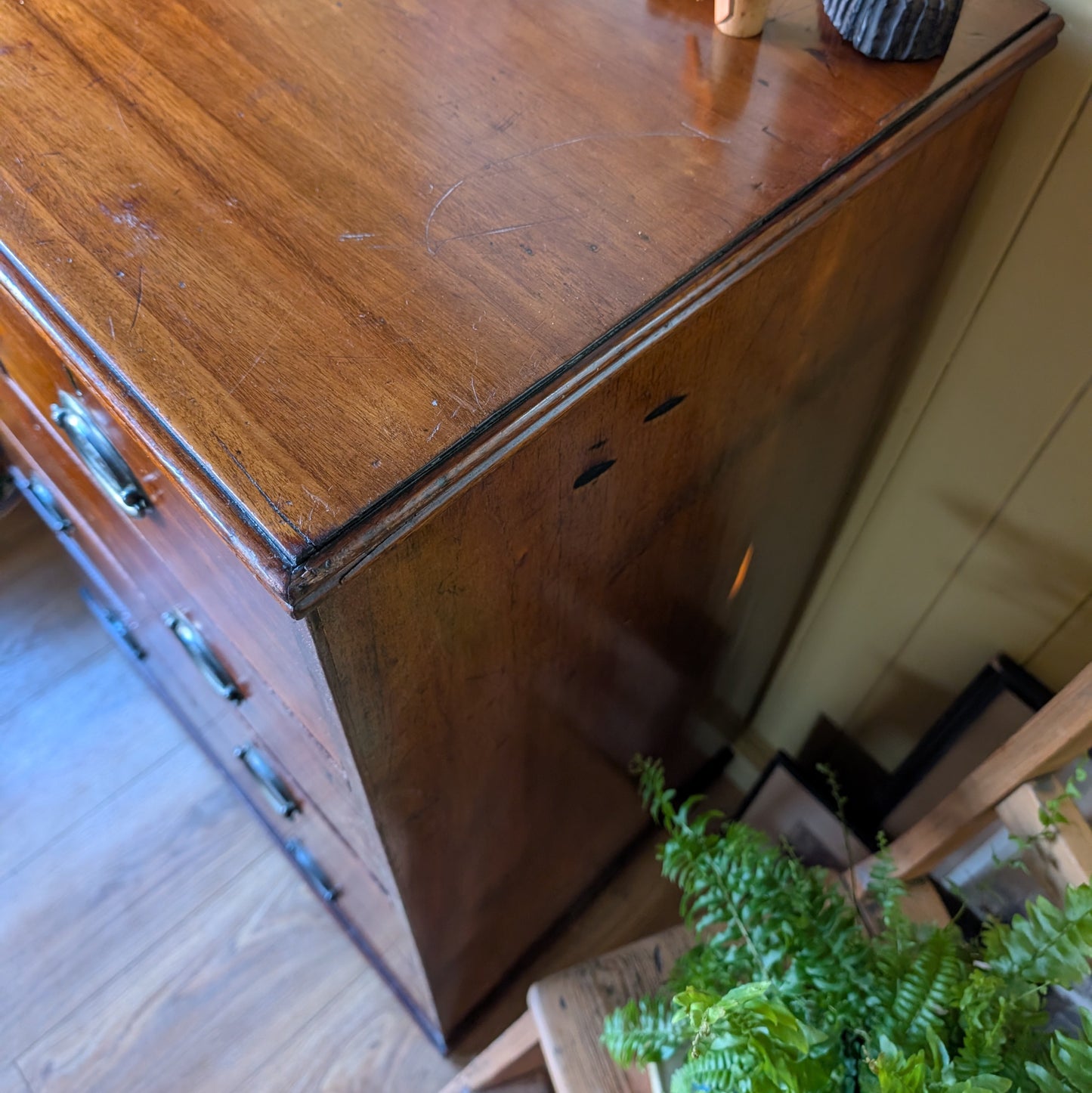 Narrow Antique Chest of Drawers